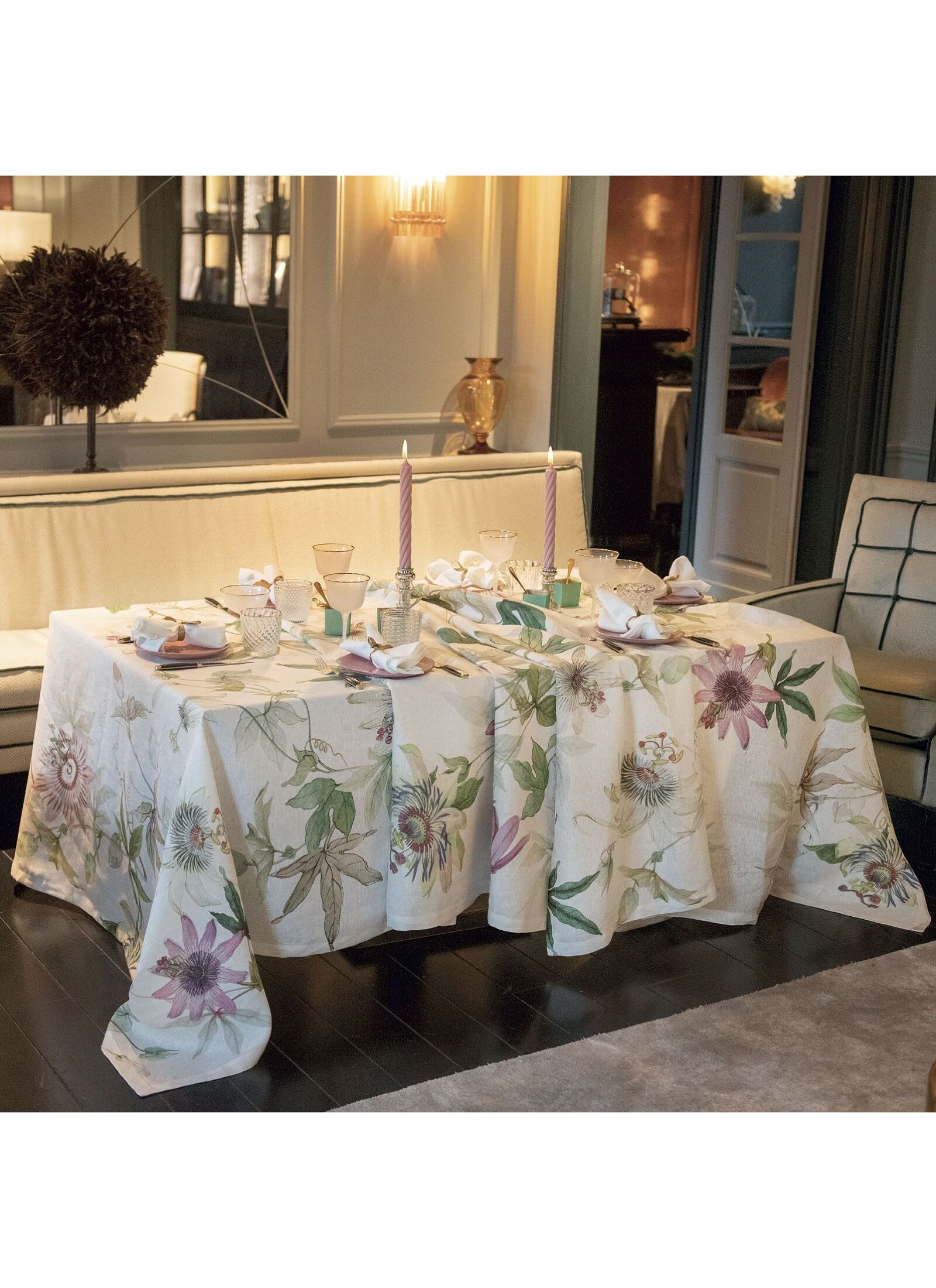 LINEN TABLECLOTH GRANADILLA (140X170)