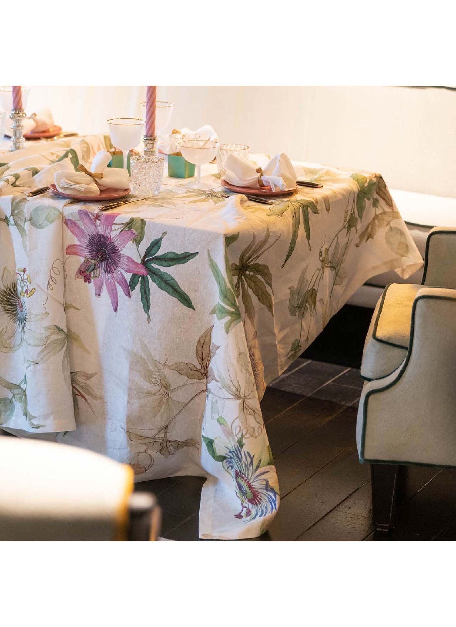 LINEN TABLECLOTH GRANADILLA (140X170)