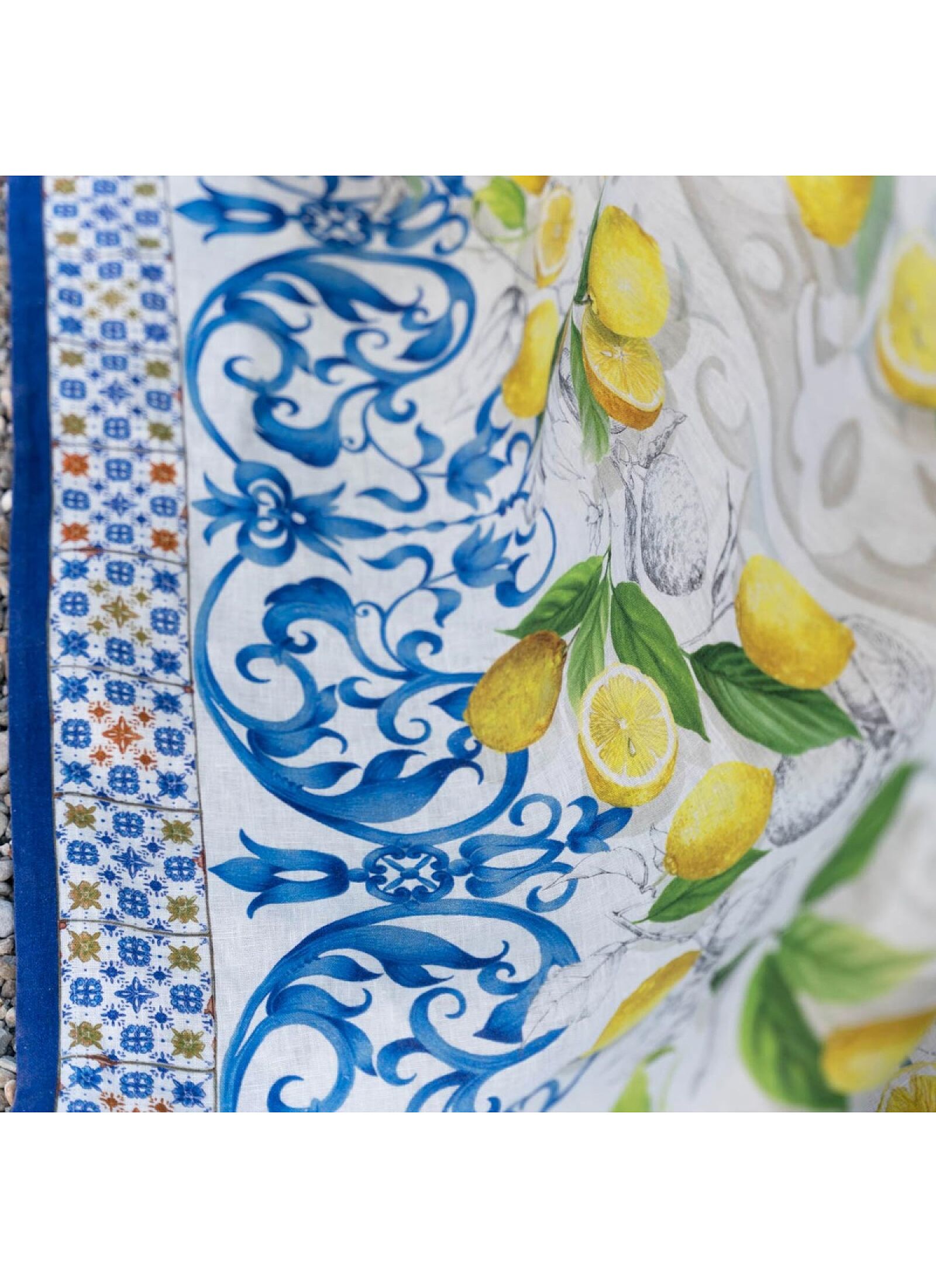 LINEN TABLECLOTH CETARA (170X170)