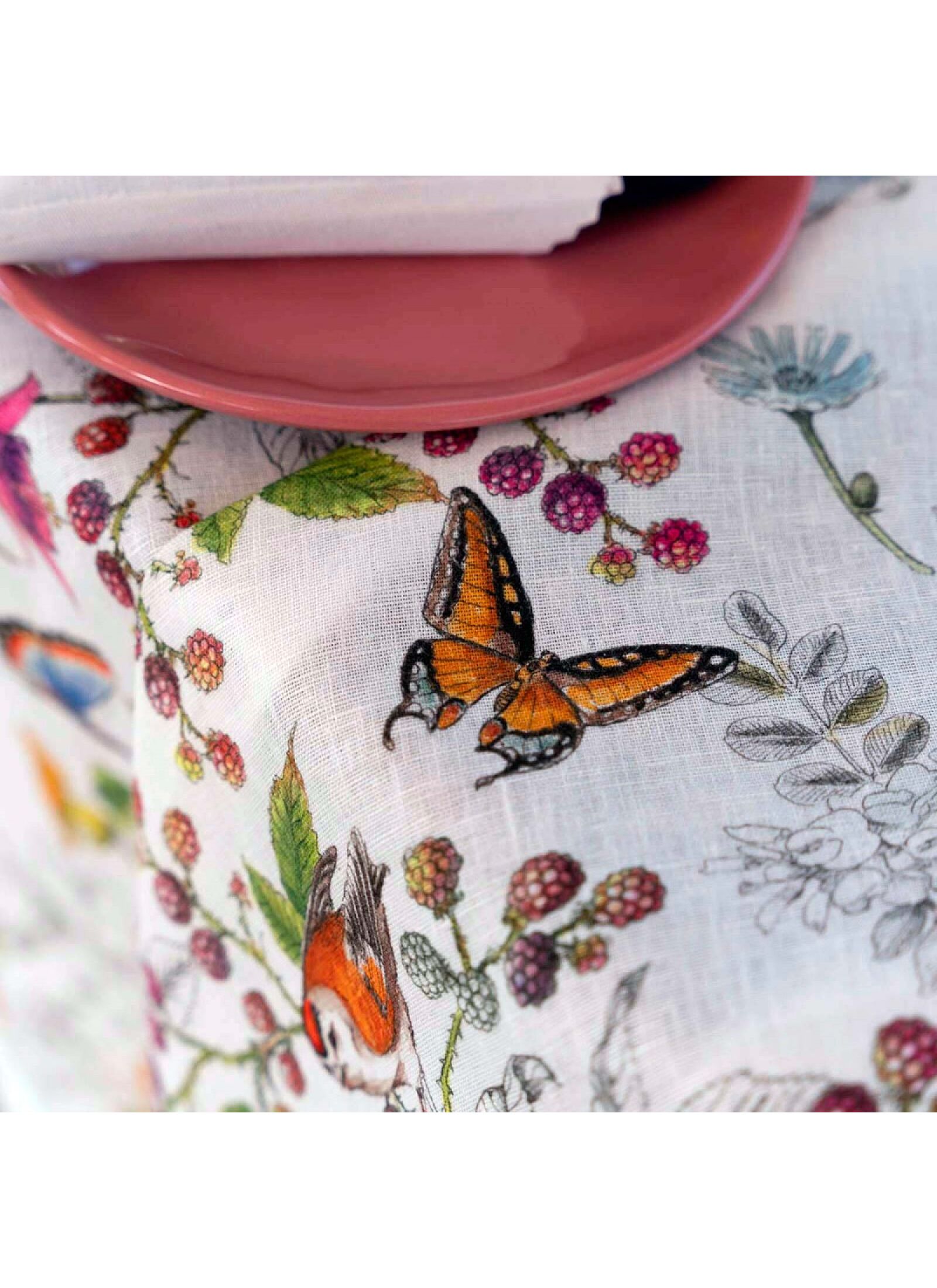 LINEN TABLECLOTH GRAVURE (170X310)