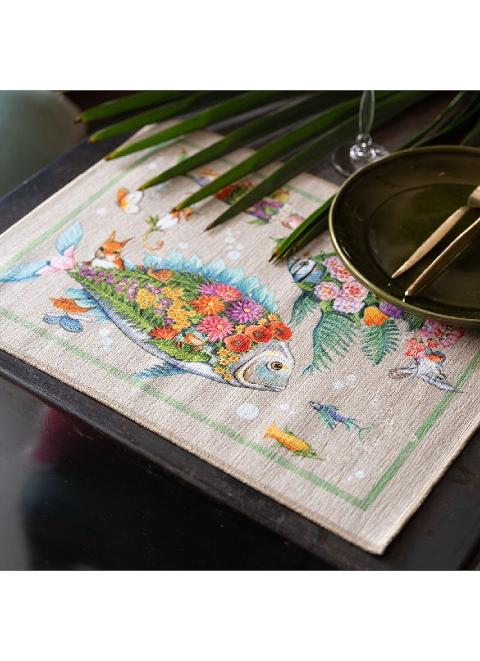 PLACEMAT 2PCS PESCIFLORA