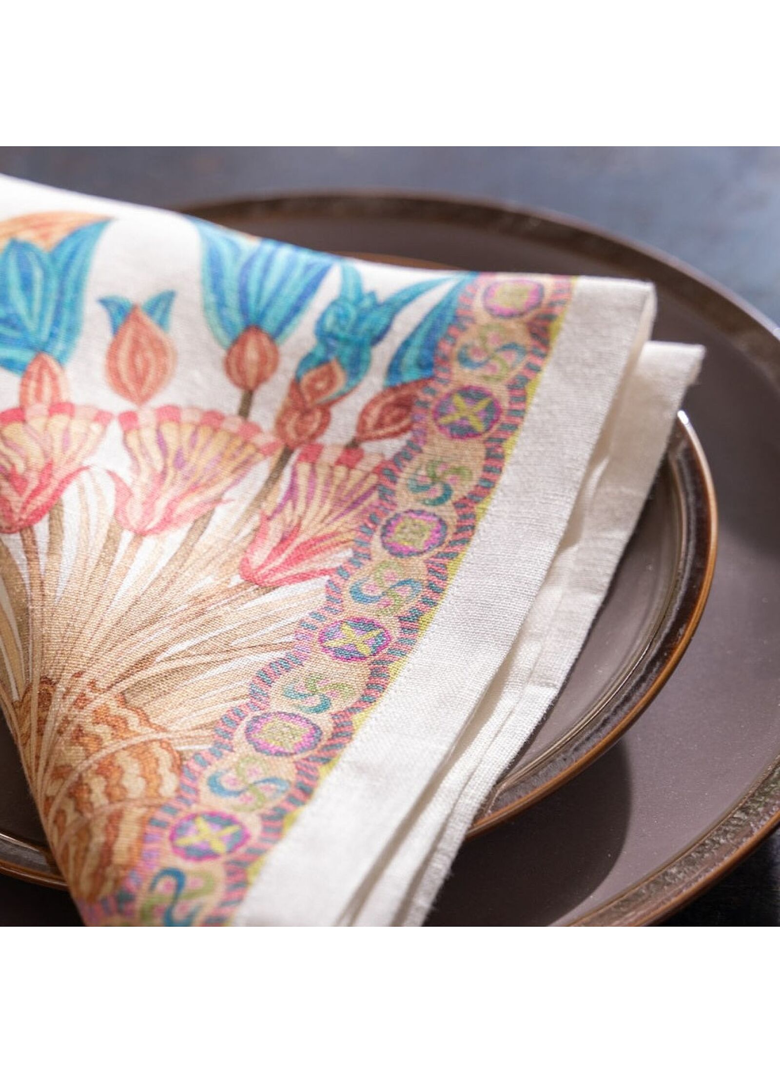 LINEN NAPKINS (4PCS) PAPYRO