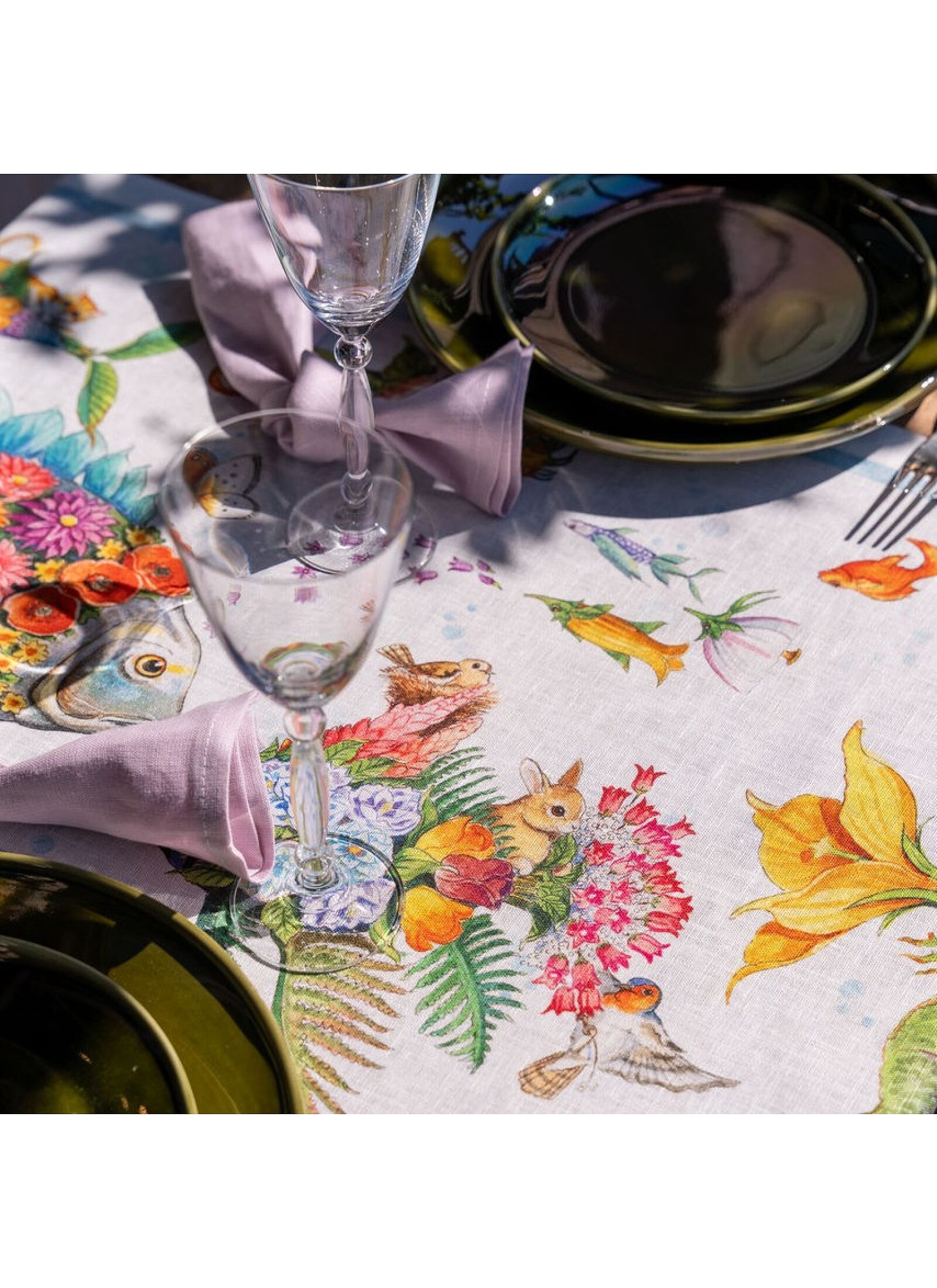 RUNNER LINEN PESCIFLORA