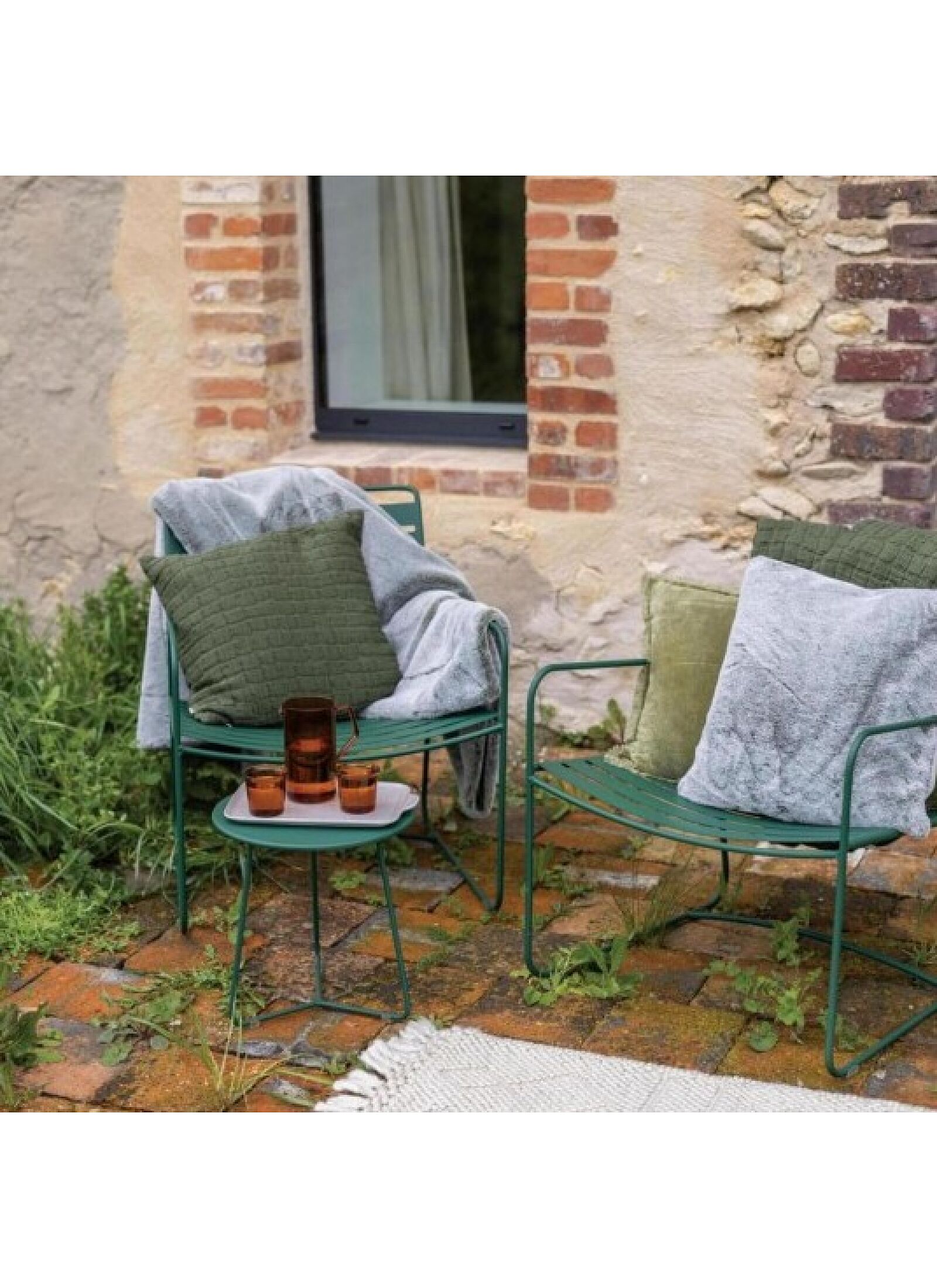 PLAID KINTA OLIVE 130X160 