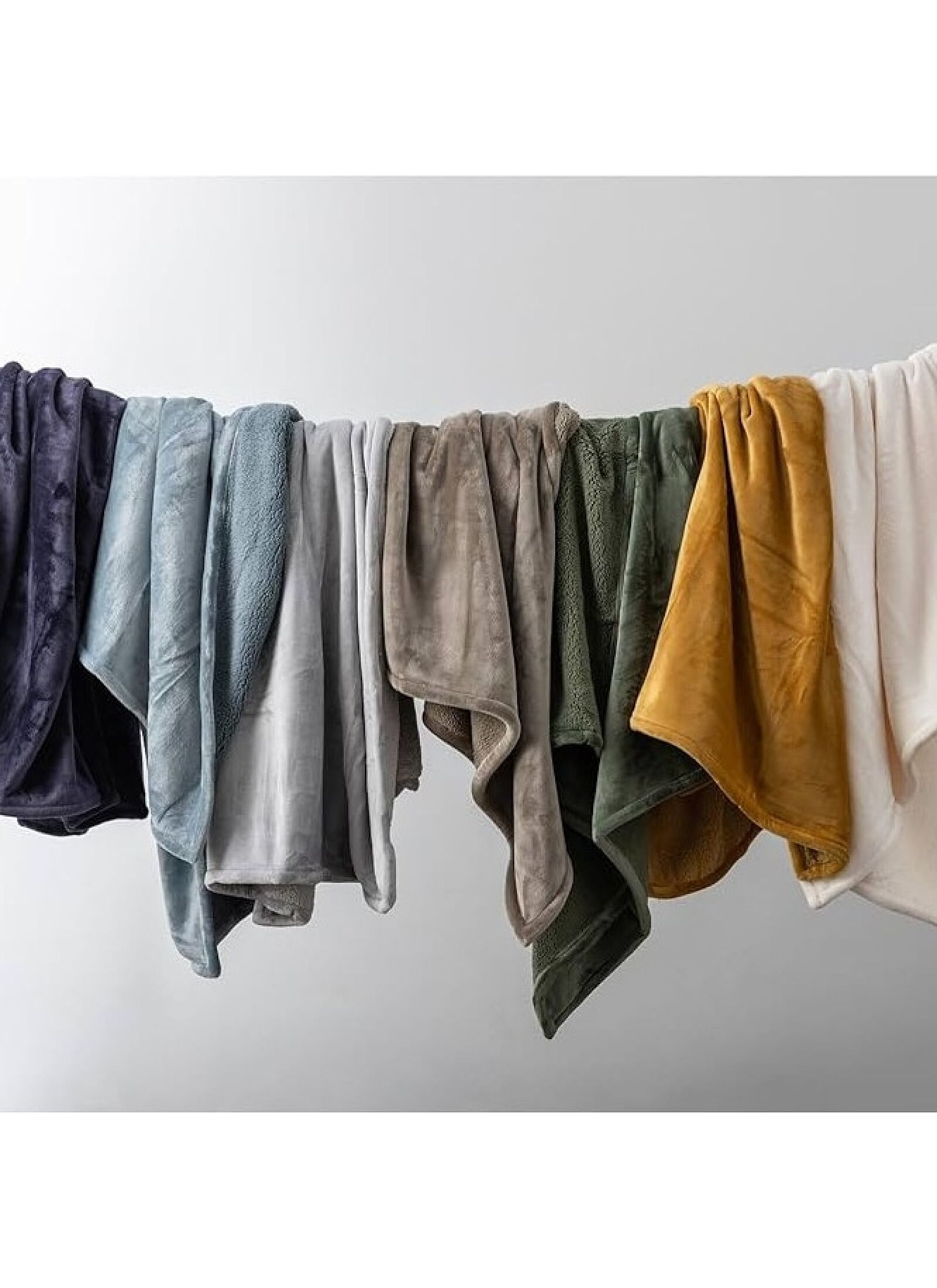 DOUBLE BLANKET MICHKA GALET (220X240)