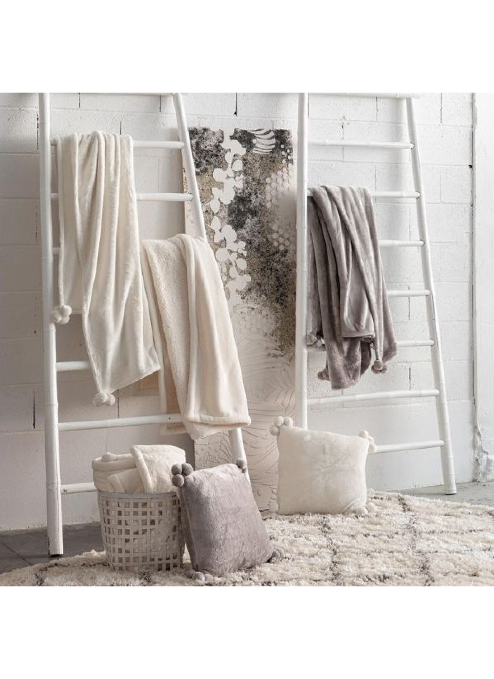 DOUBLE BLANKET MICHKA NEIGE (220X240)