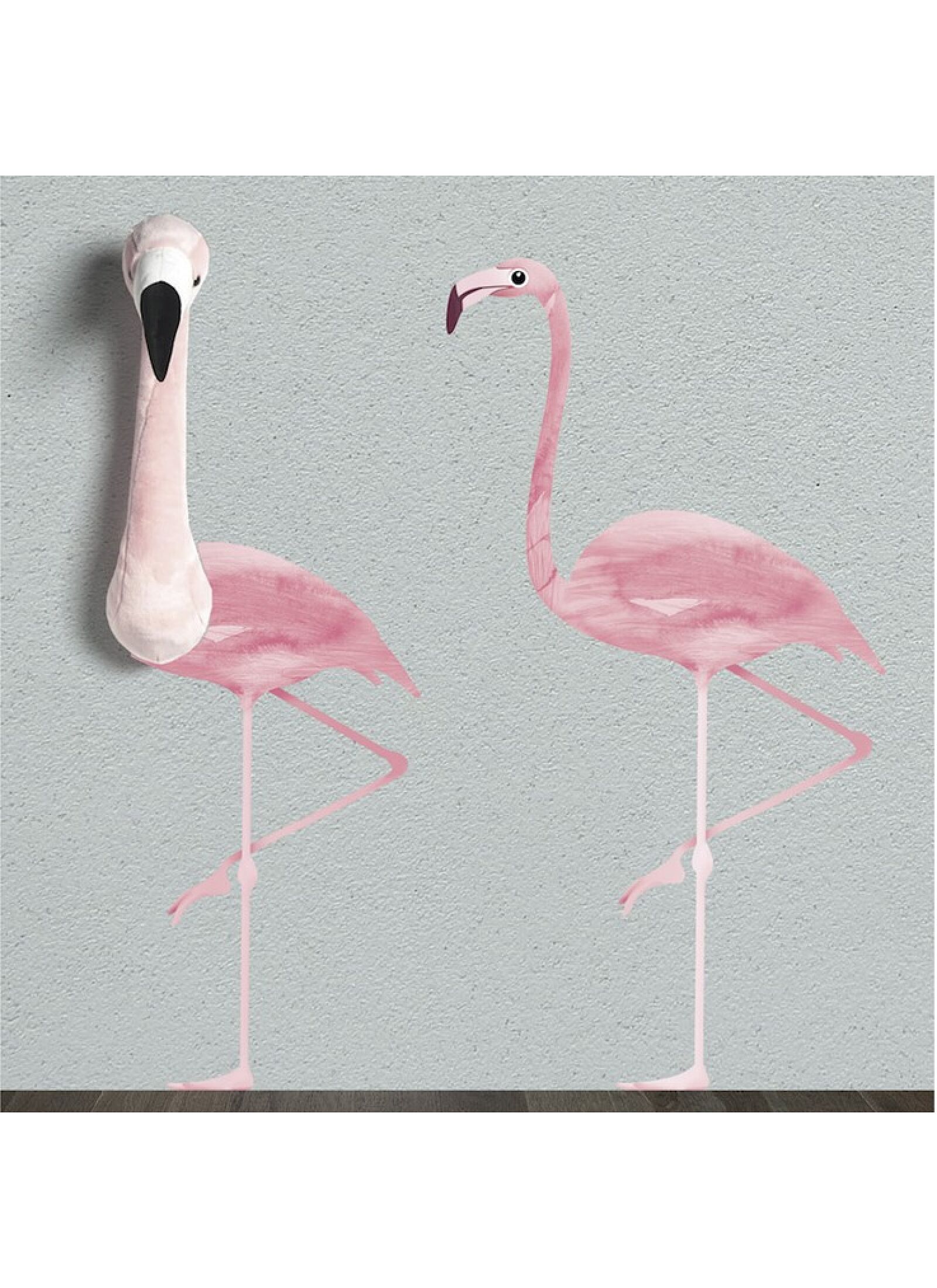 WALL STICKER FLAMINGO