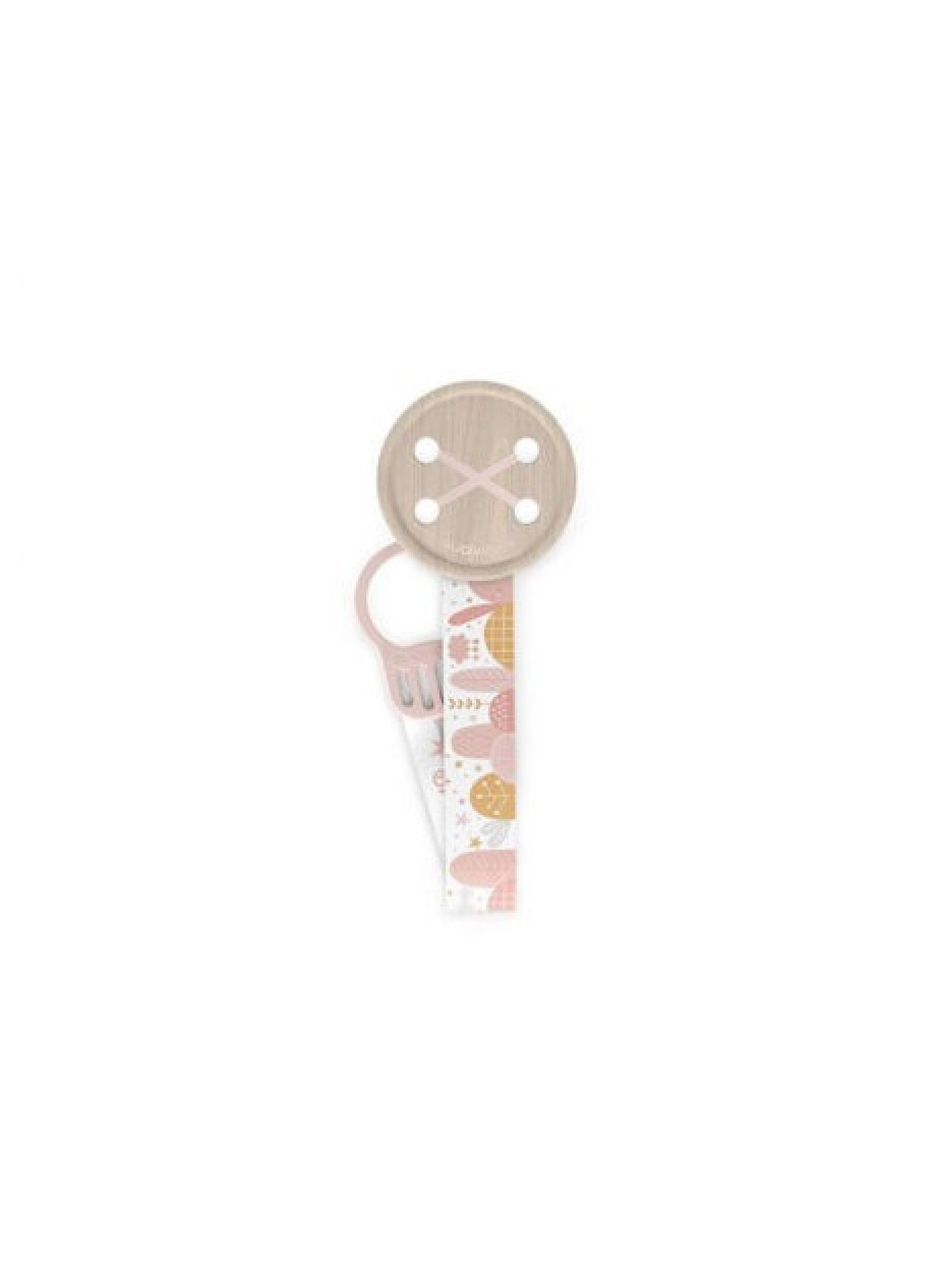 PACIFIER CLIP DREAMS PINK