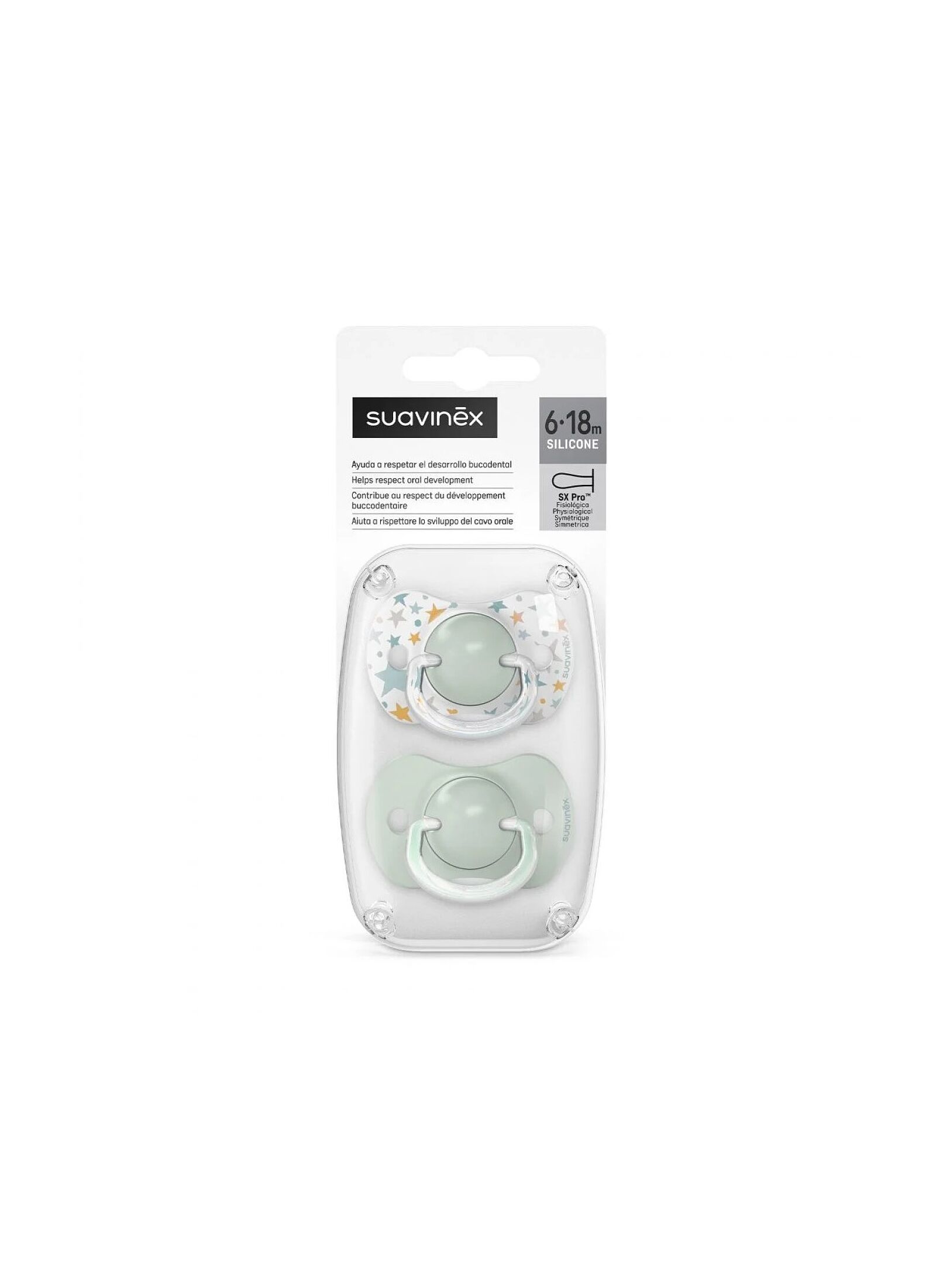 PHYSICAL PACIFIER 2PCS DREAMS BLUE(6-18M)