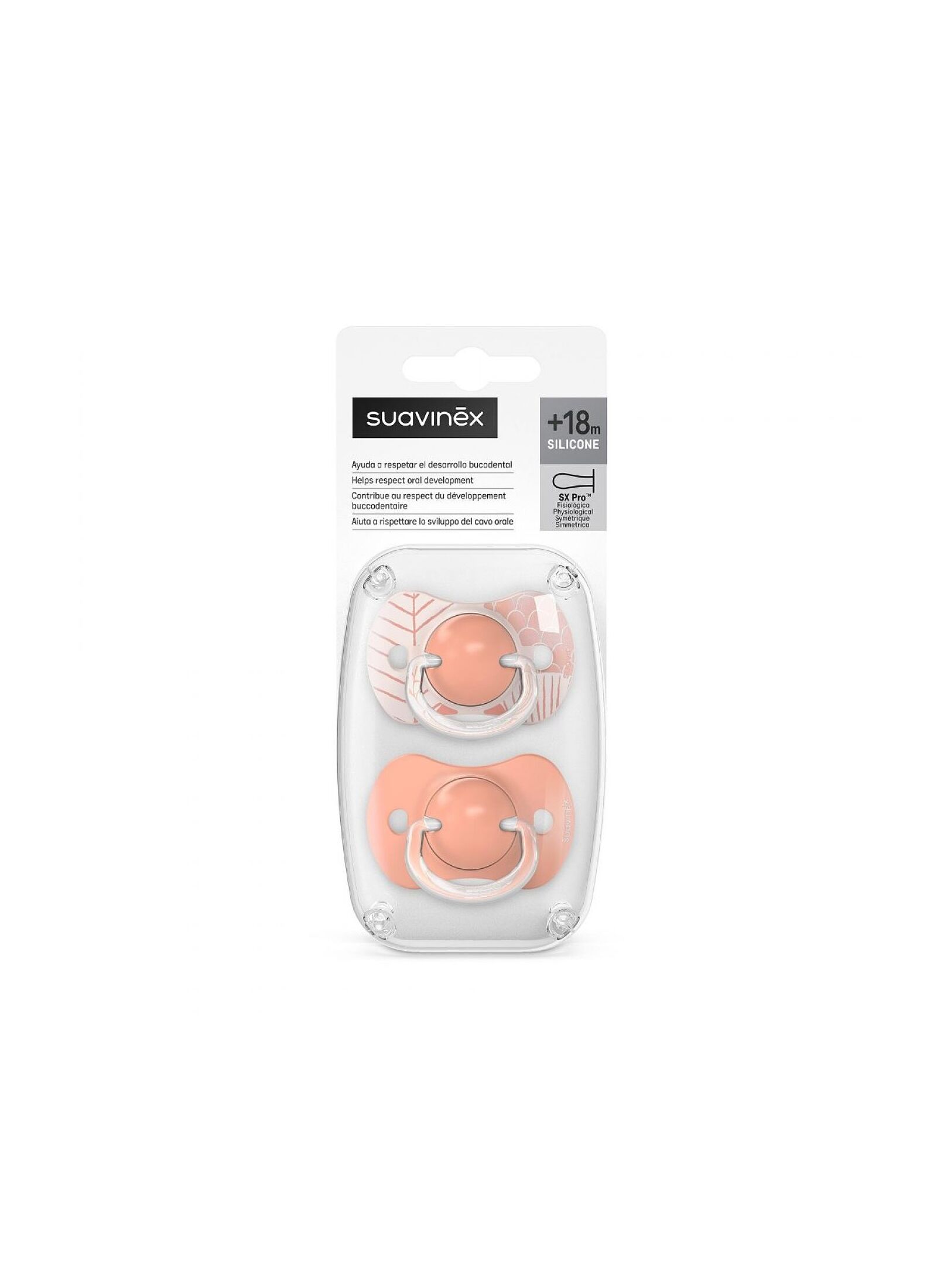 PHYSICAL PACIFIER 2PCS DREAMS PINK(+18M)