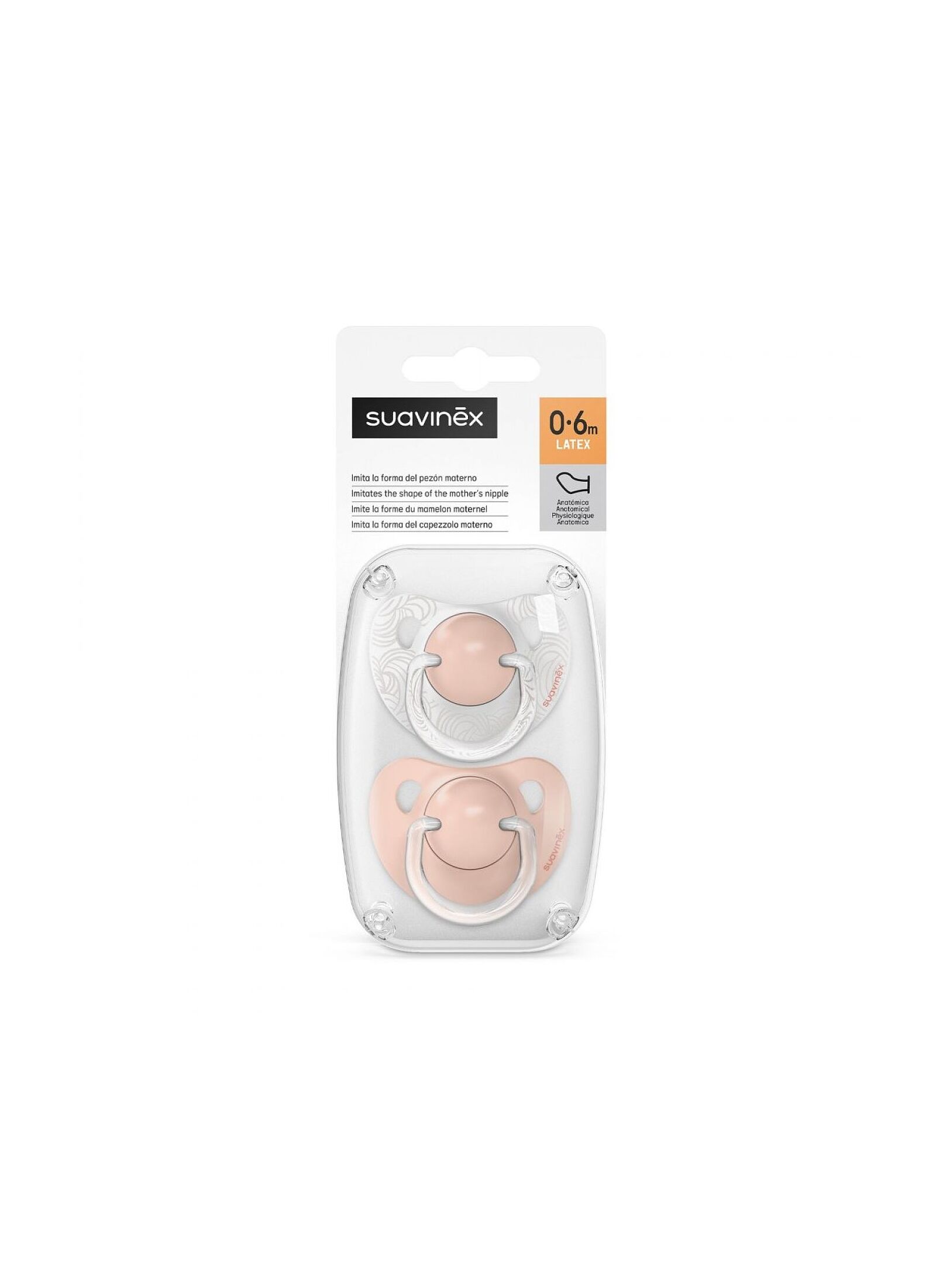 ANATOMICAL PACIFIER 2PCS DREAMS PINK(0-6M)