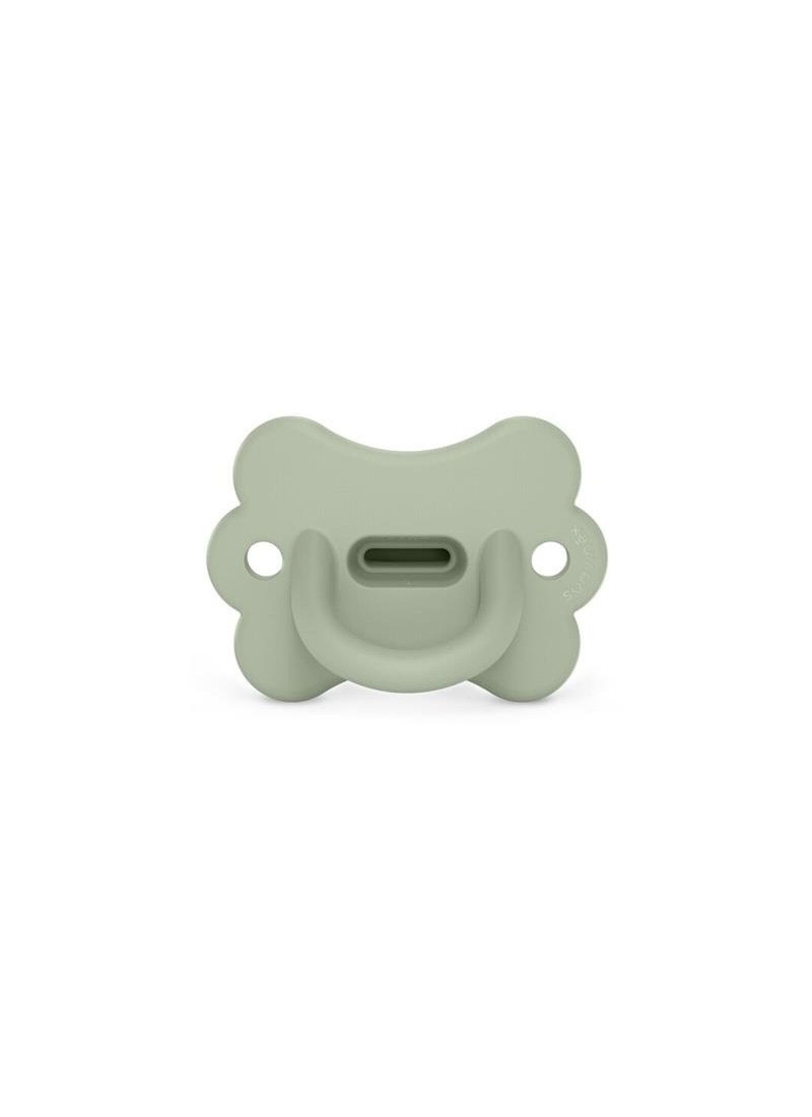 PHYSICAL SILICONE PACIFIER BUTTERFLY LAKE GREEN(6-18M)