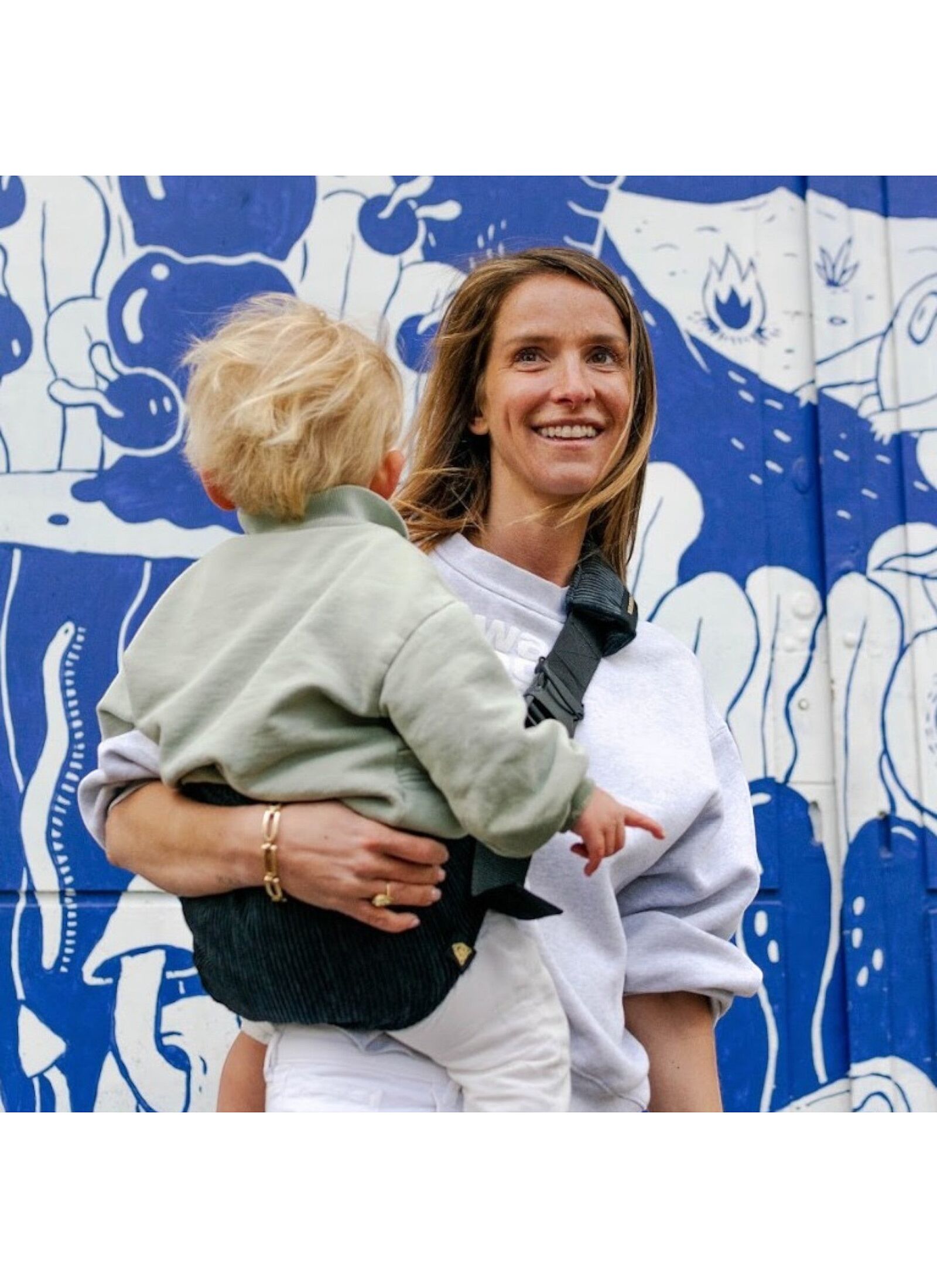 BABY CARRIER FOR TODDLERS CORDUROY BLACK