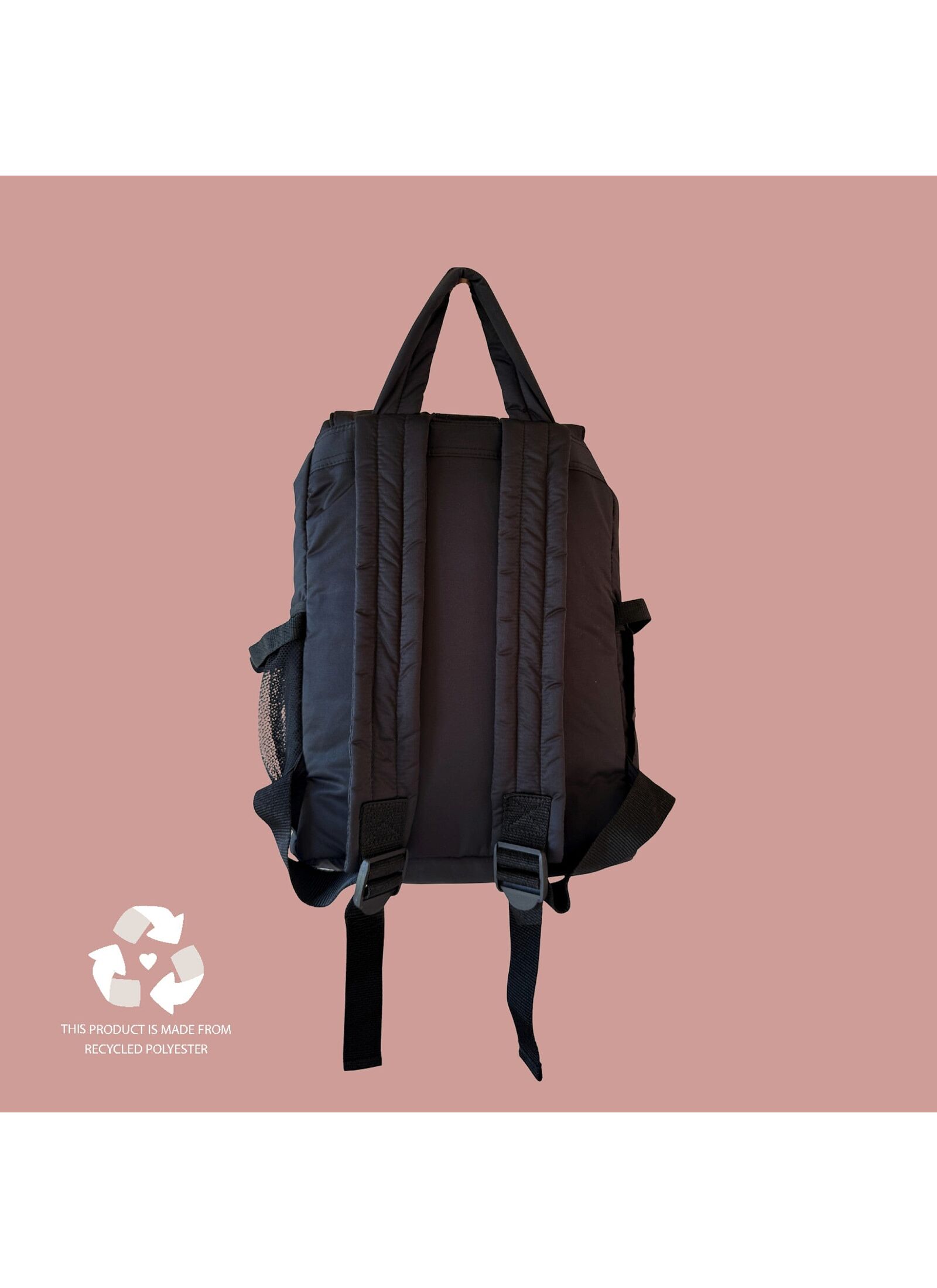 ECO-FRIENDLY BACKPACK BLACK