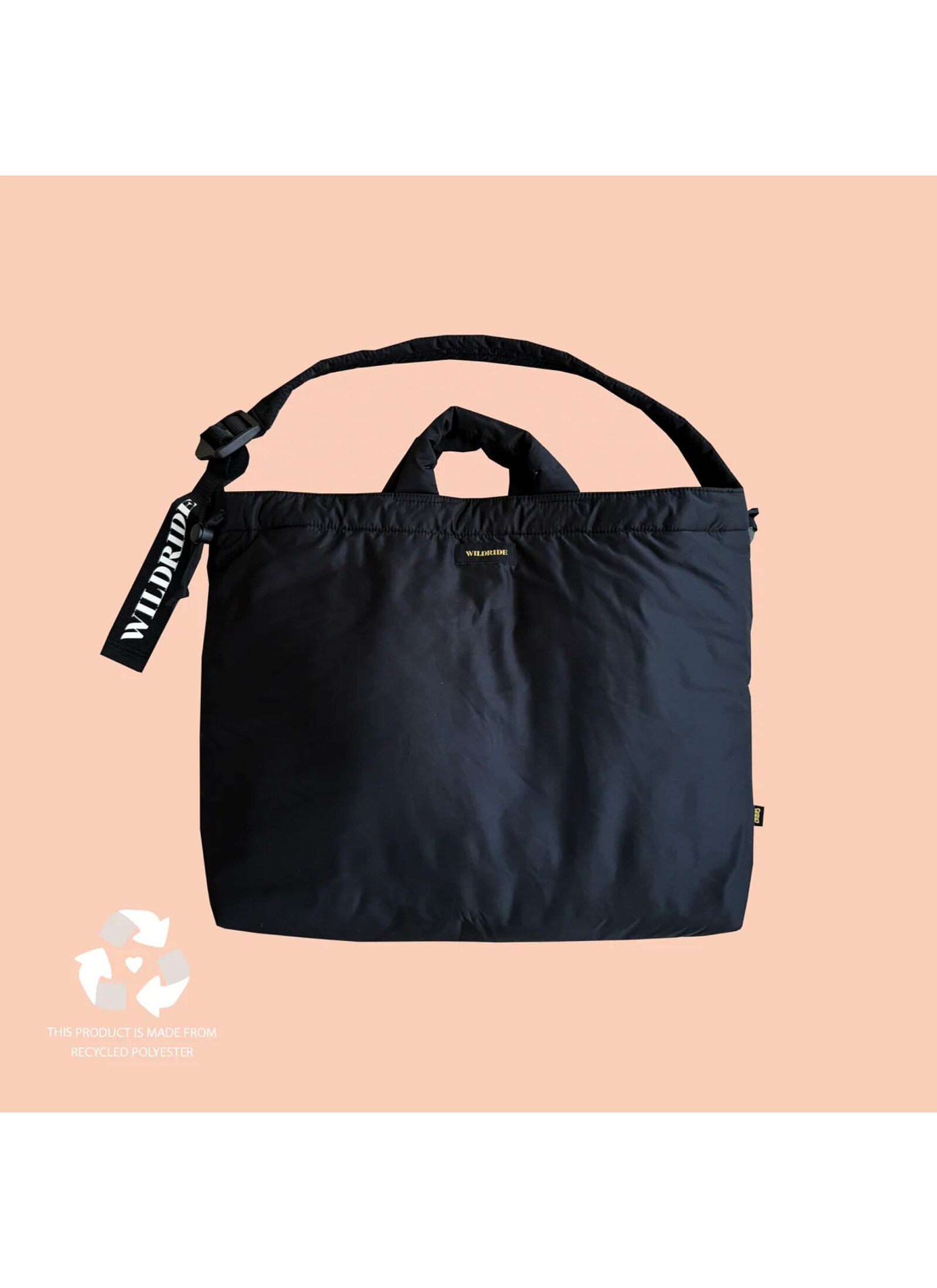 ECOLOGICAL MATERNITY BAG BLACK