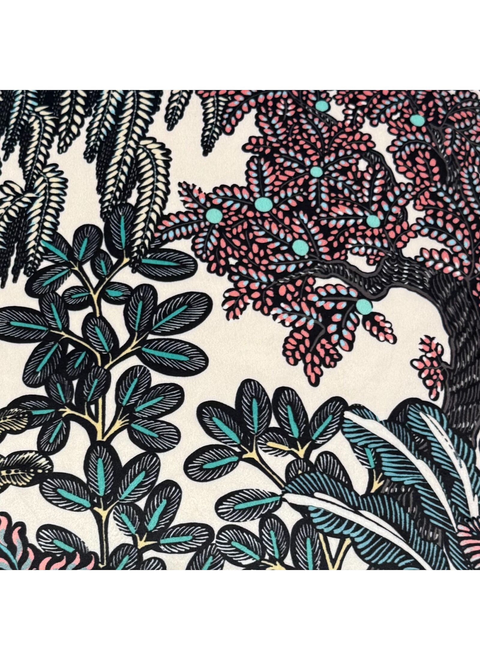 DECORATIVE CUSHION (50X50) JUNGLE ECRU