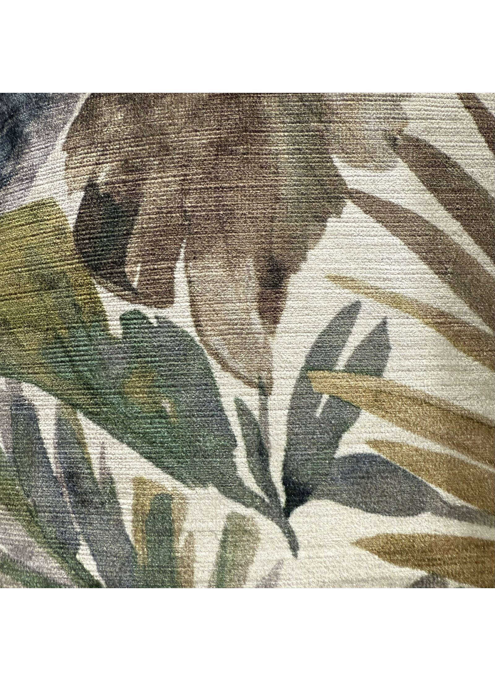 DECORATIVE CUSHION  (50Χ50) FLORAL GREY