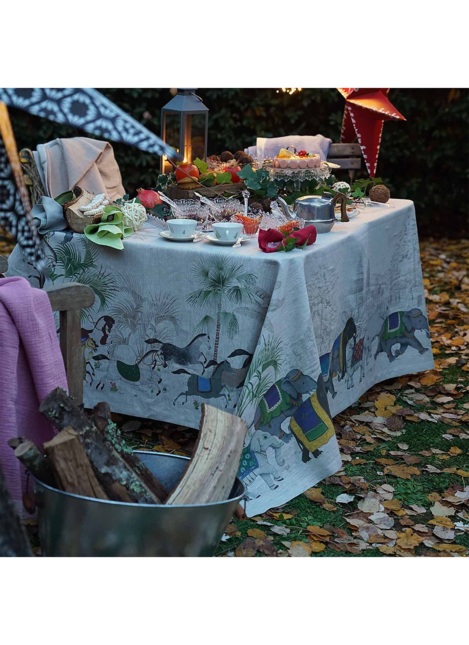 LINEN TABLECLOTH BARNUM (170X170)