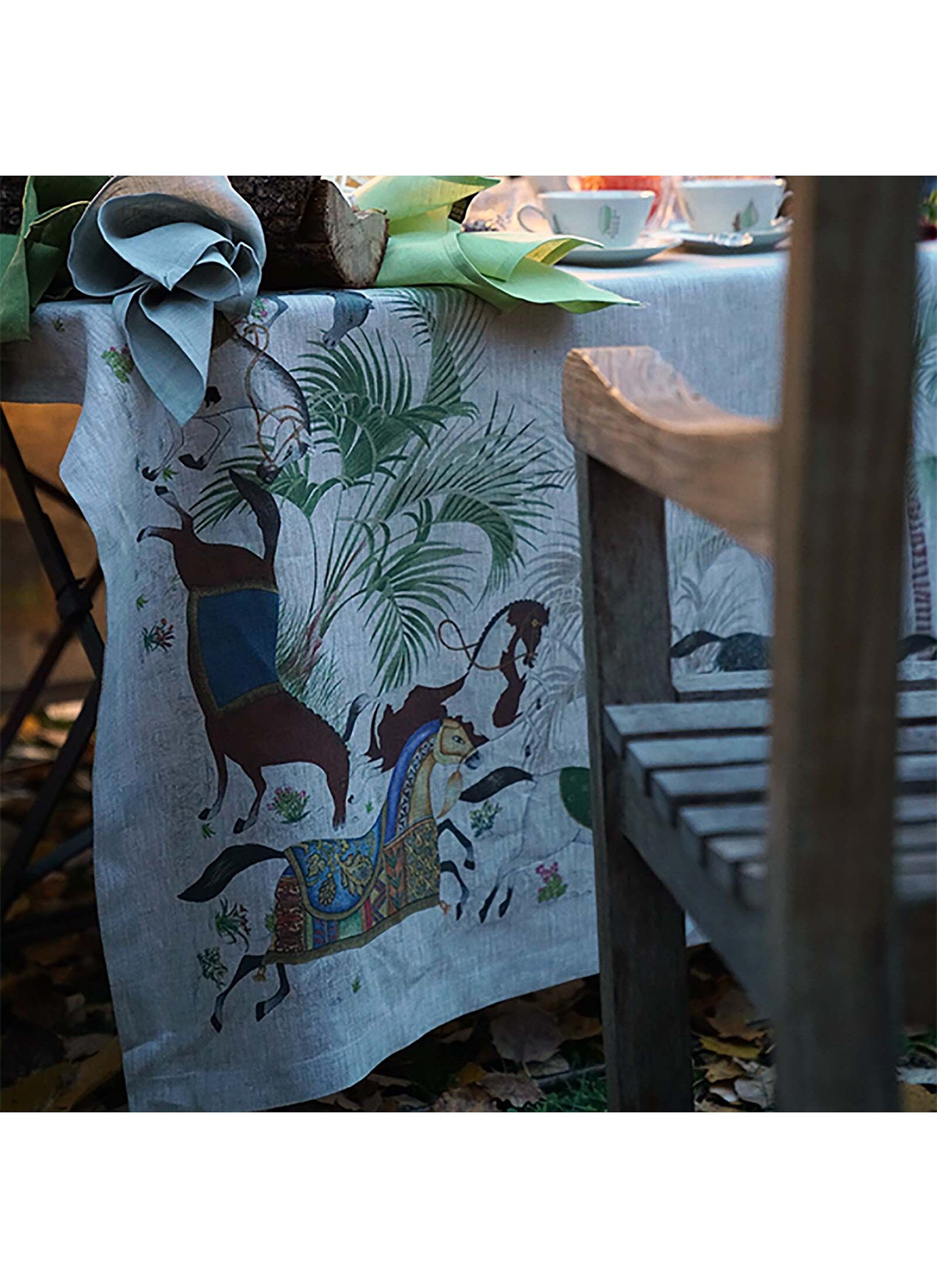 LINEN TABLECLOTH BARNUM (170X170)