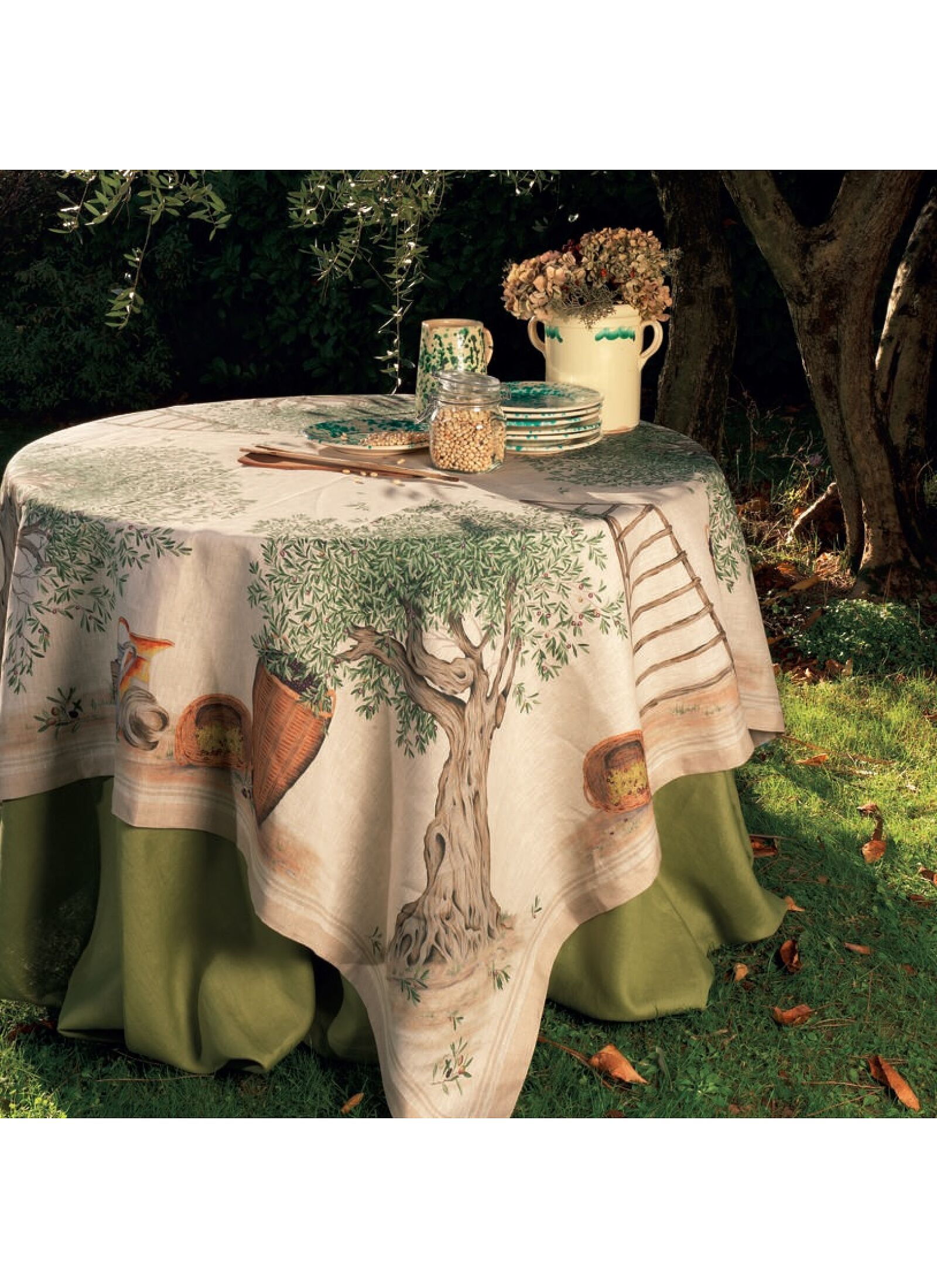 LINEN TABLECLOTH DOP (170X170)