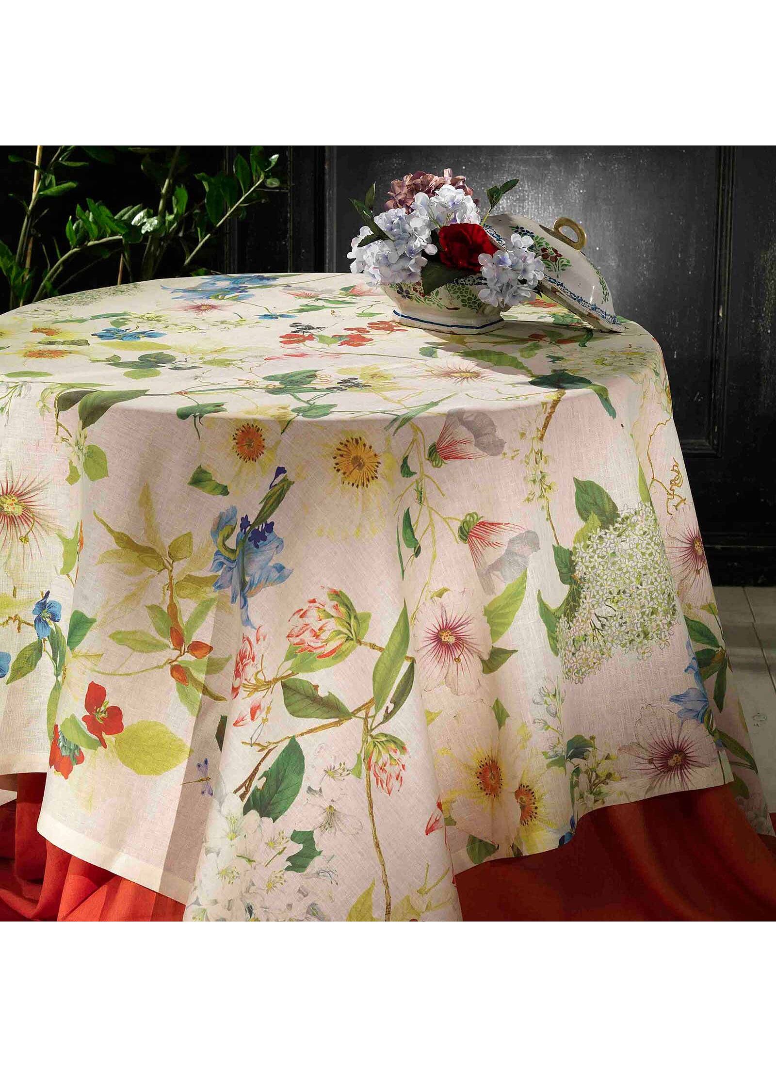 LINEN TABLECLOTH IBISCO (140X170)
