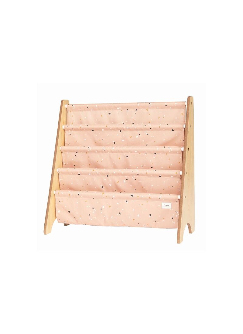 BOOK RACK TERRAZZO CLAY