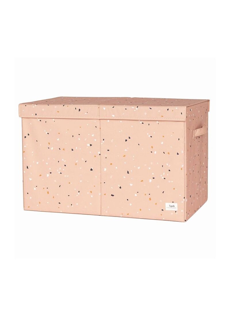 STRORAGE BOX WITH LID TERRAZZO CLAY
