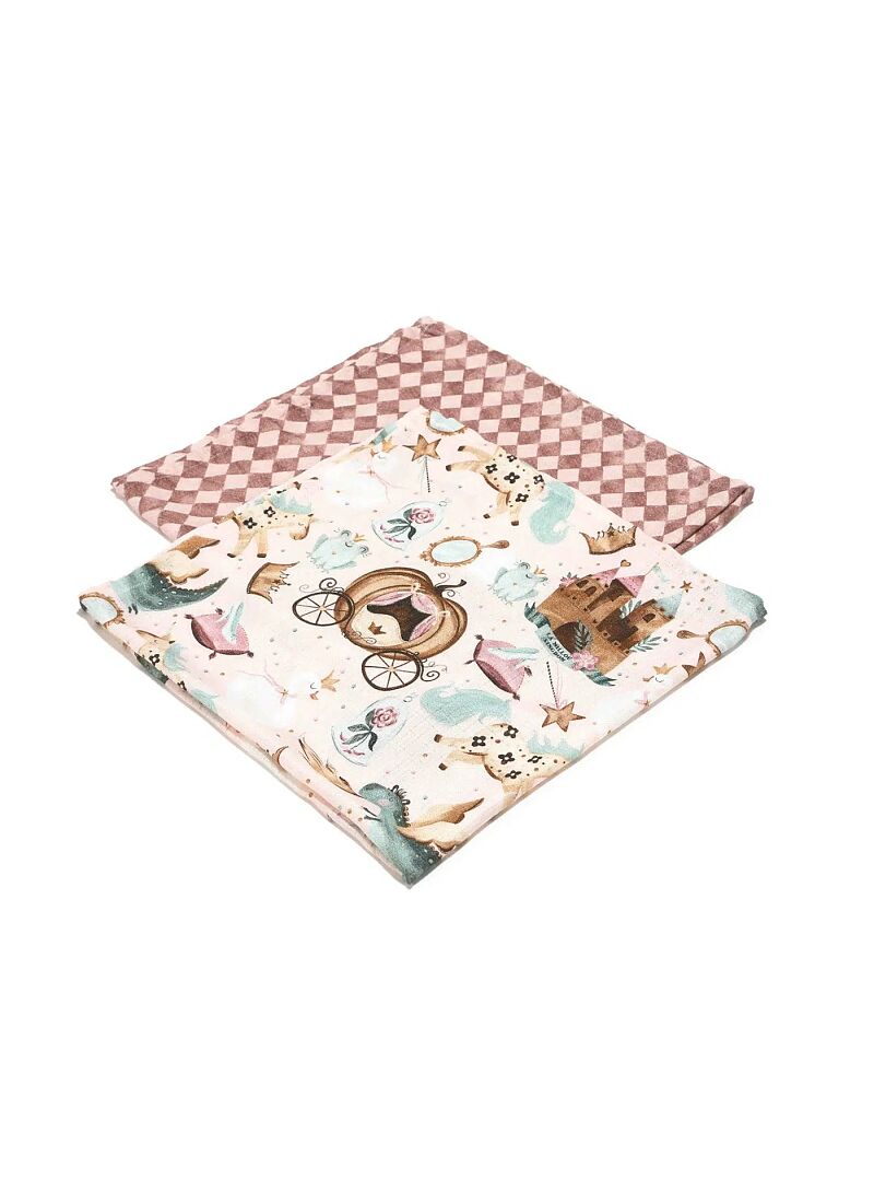 MUSLIN BLANKET (2PCS) PRINCESS