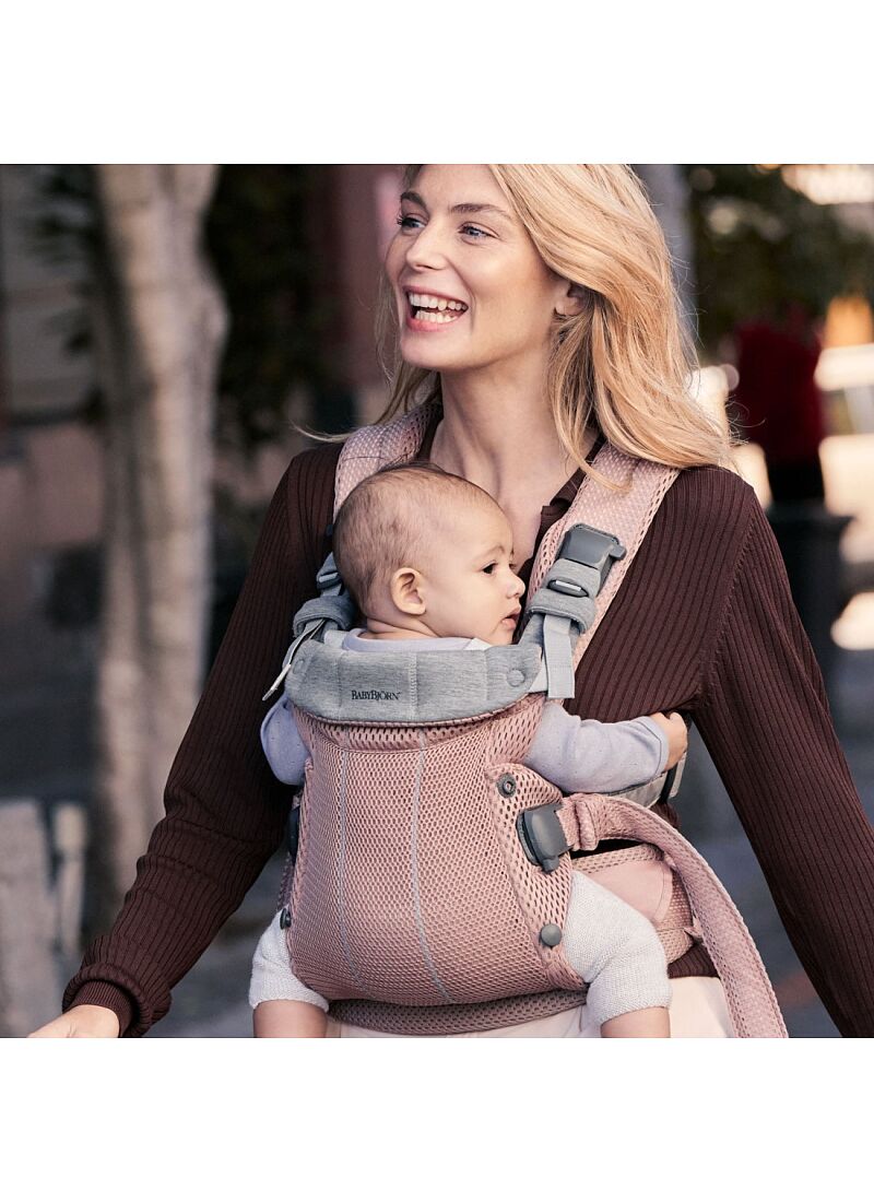 BABY CARRIER HARMONY MESH DUSTY PINK