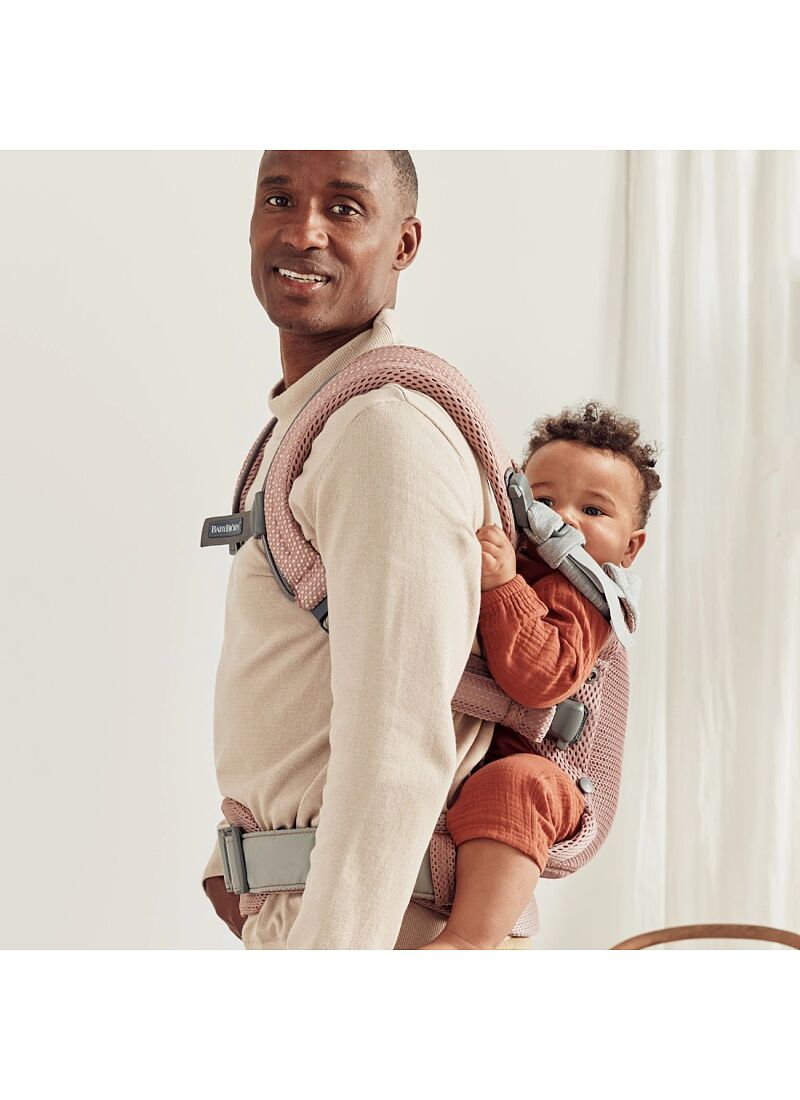 BABY CARRIER HARMONY MESH DUSTY PINK