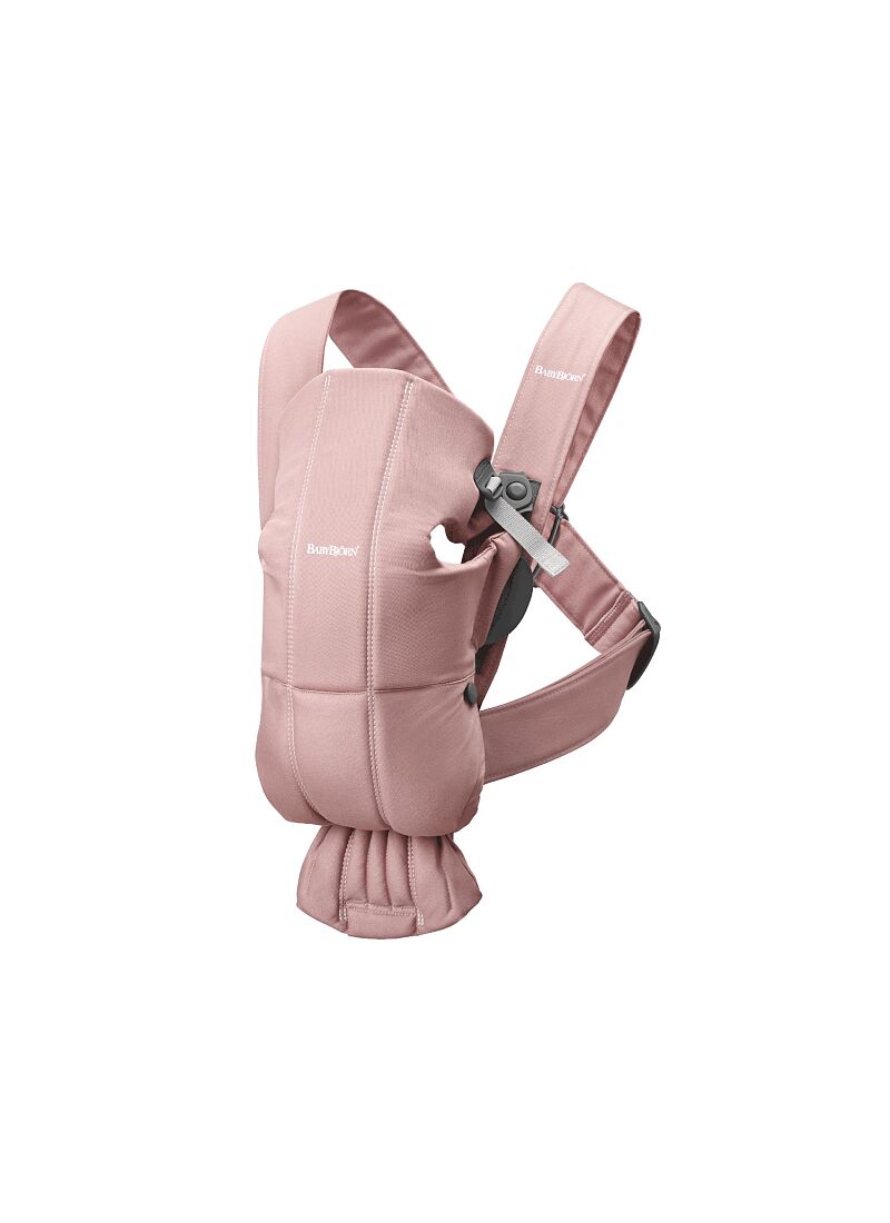 BABY CARRIER MINI WOVEN DUSTY PINK