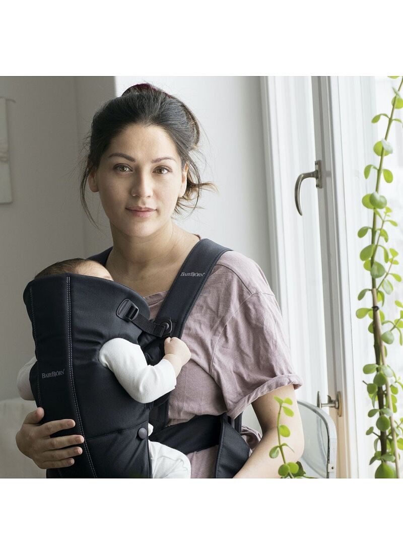 BABY CARRIER MINI WOVEN BLACK