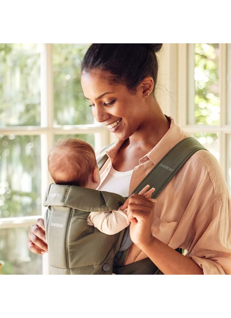 BABY CARRIER MINI WOVEN DARK GREEN
