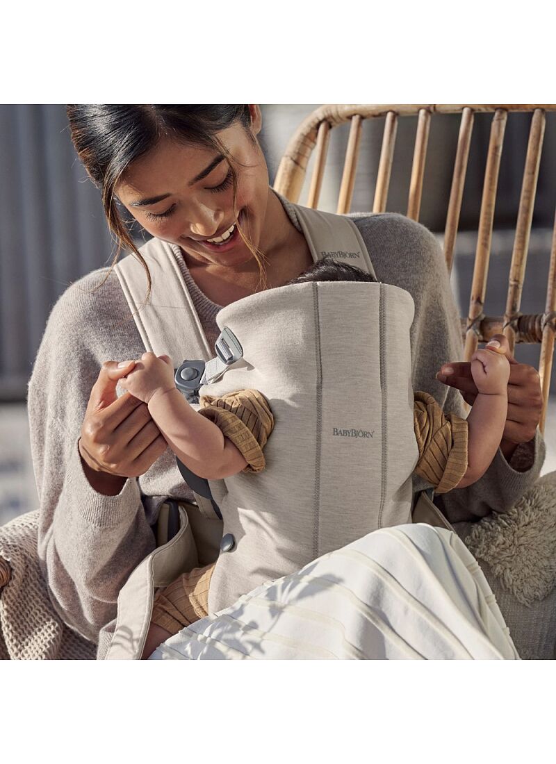 BABY CARRIER MINI 3D JERSEY LIGHT BEIGE