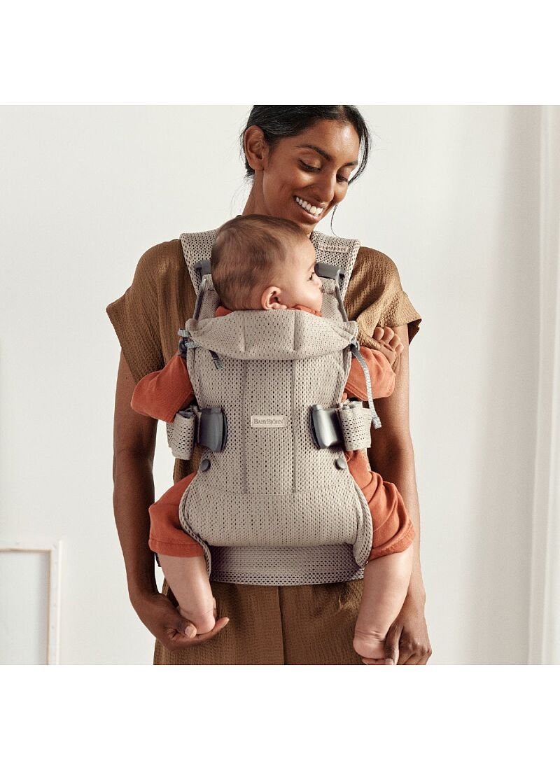 BABY CARRIER ONE MESH GREY BEIGE