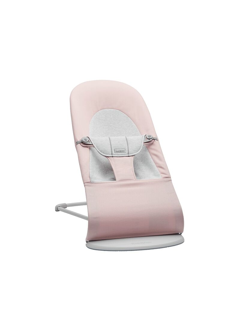 BABY BOUNCER BALANCE SOFT LIGHT PINK/GREY