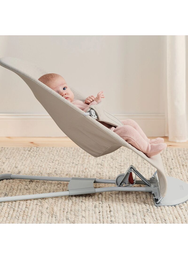 BABY BOUNCER BLISS 3D JERSEY SAND GREY
