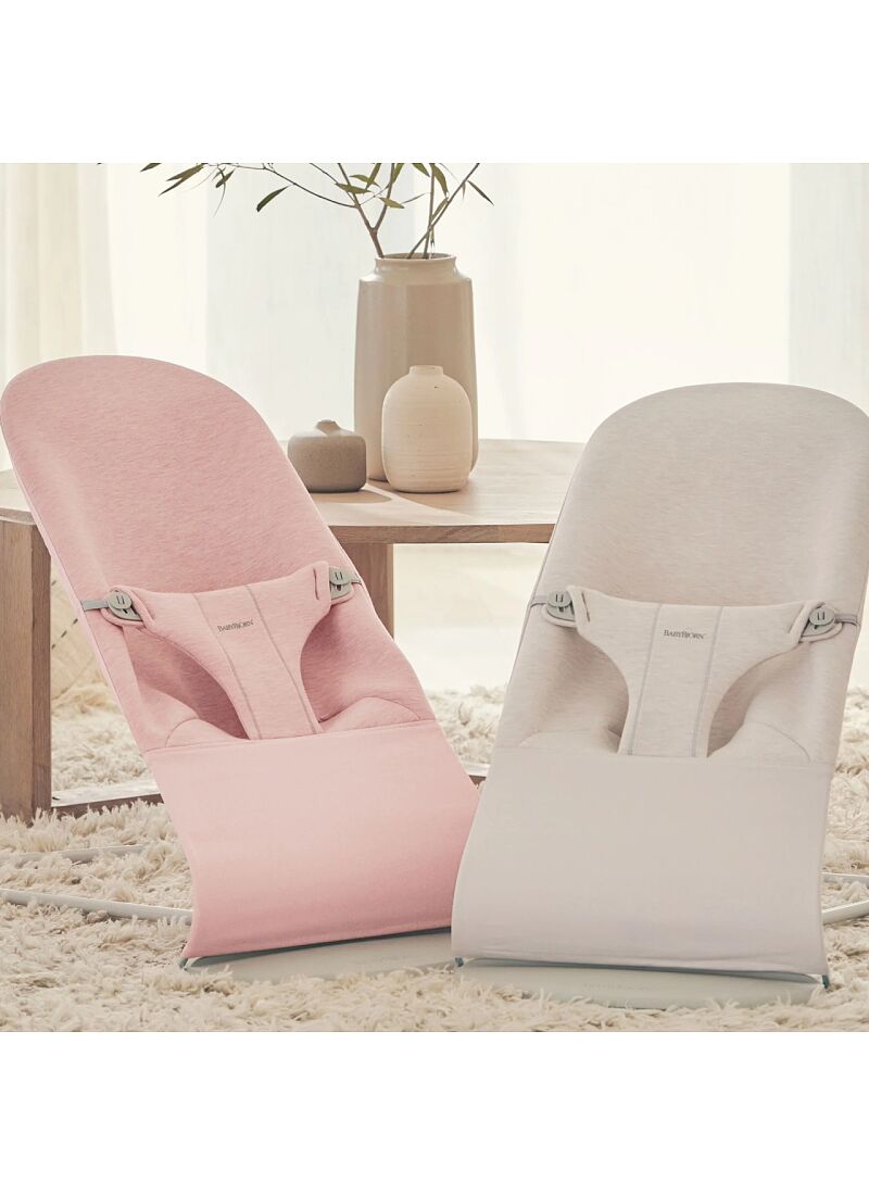 BABY BOUNCER BLISS 3D JERSEY SAND GREY