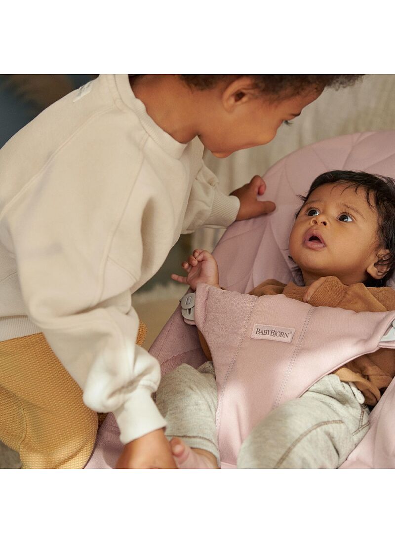 BABY BOUNCER BLISS PETAL DUSTY PINK