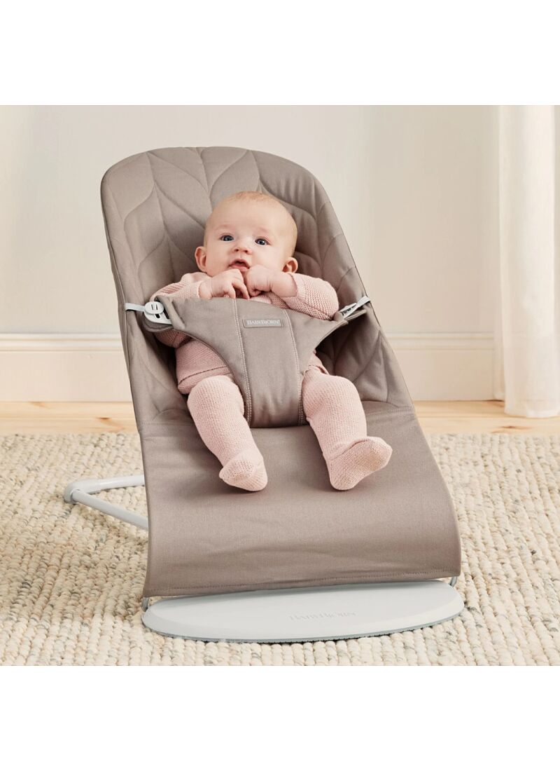 BABY BOUNCER BLISS PETAL SAND GREY