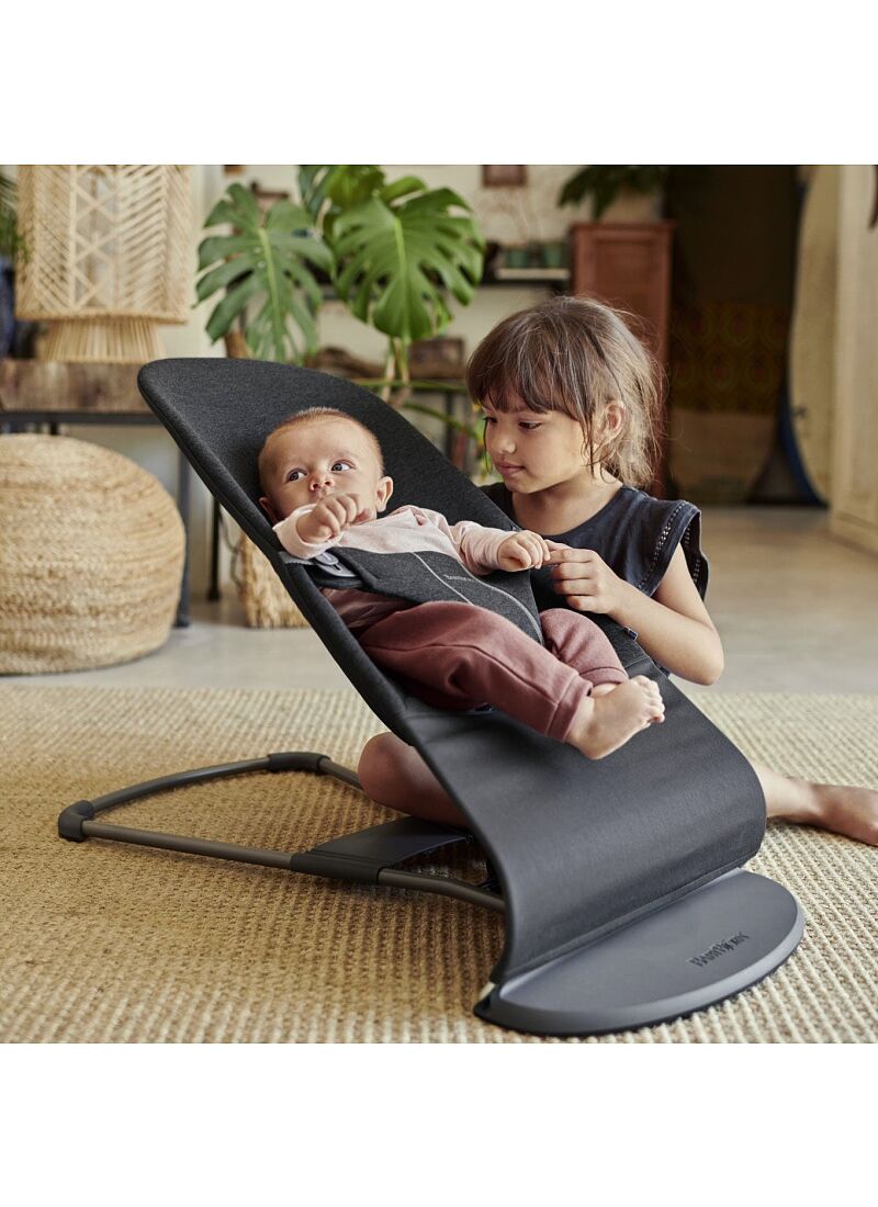BABY BOUNCER BLISS 3D JERSEY CHARCOAL GREY