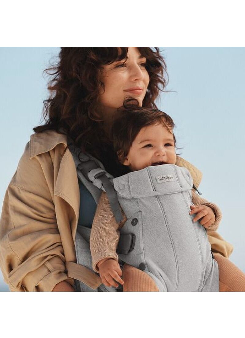 BABY CARRIER HARMONY WOVEN LIGHT GRAY MELANGE