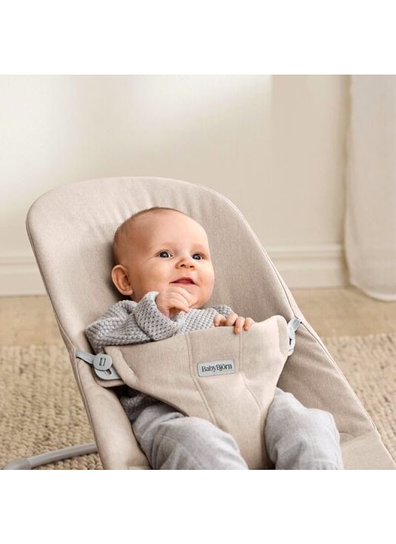 BABY BOUNCER BLISS WOVEN LIGHT PINK