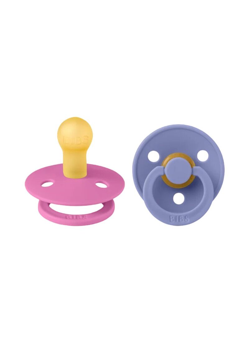 PACIFIER 2pcs COLOUR BUBBLEGUM-PERI