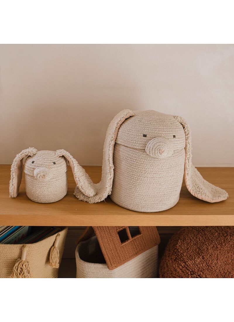 BASKET RITA THE BUNNY (15X15)