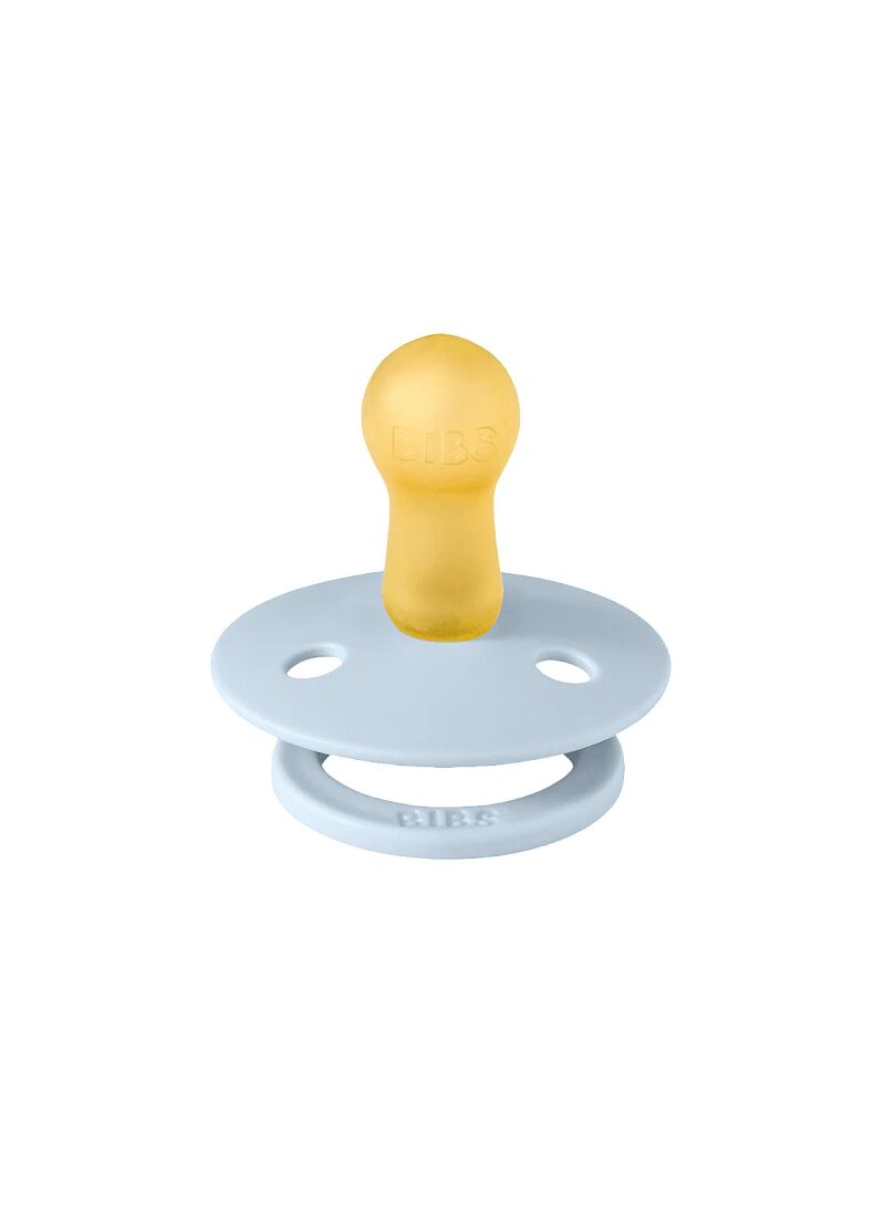 PACIFIER 2PCS COLOUR BABY BLUE-DUSTY BLUE LATEX 