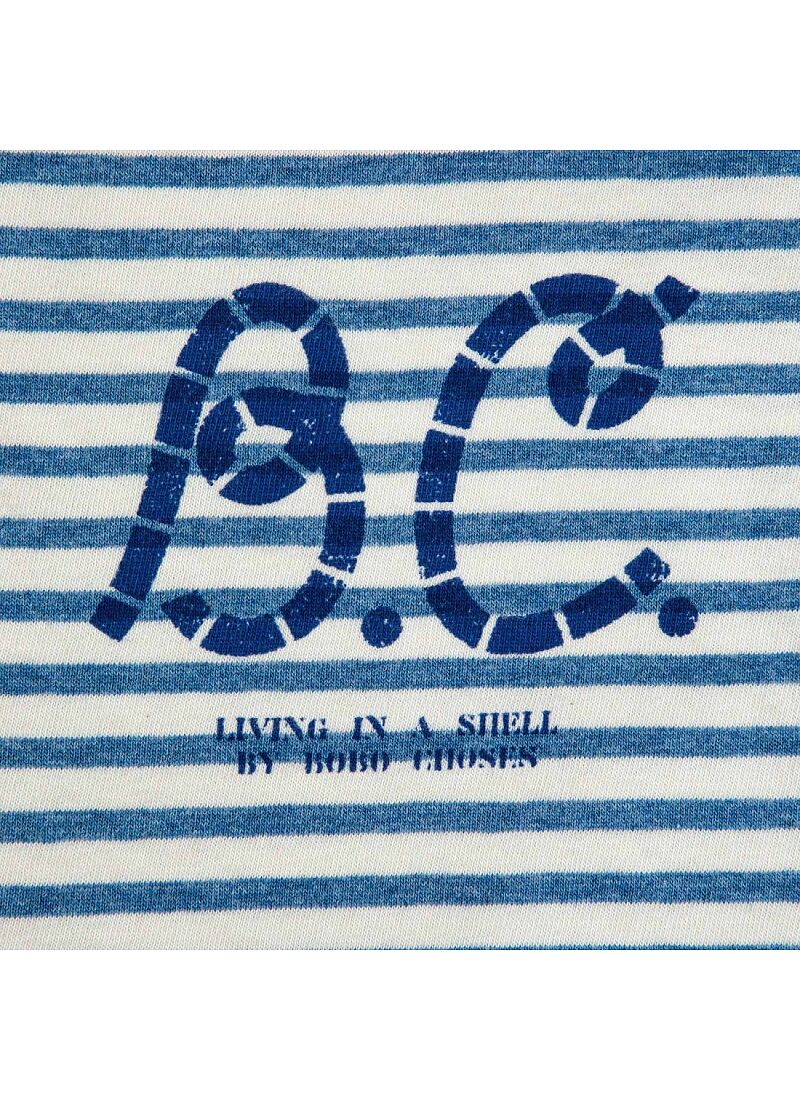 SHORTSLEEVE T-SHIRT BLUE STRIPES