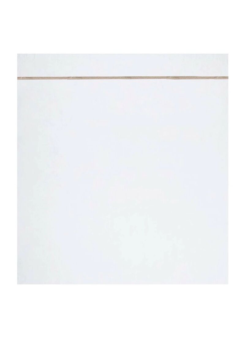 QUEEN SHEET SET CLASSIC WHITE-TAUPE