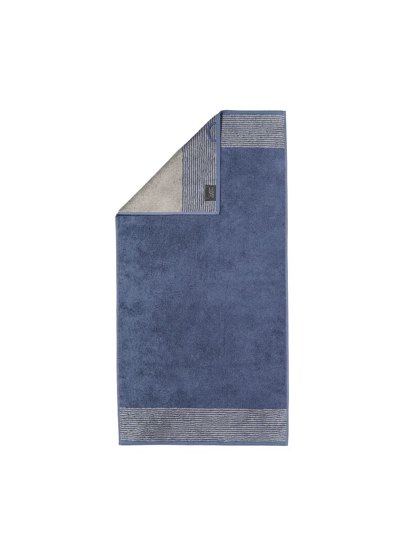 TOWEL SET TWO-TONE NAVY