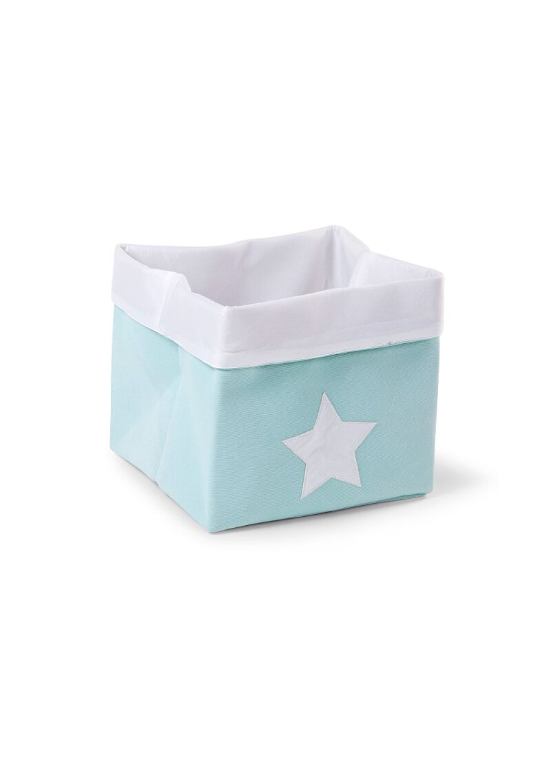 BASKET CANVAS MINT WHITE